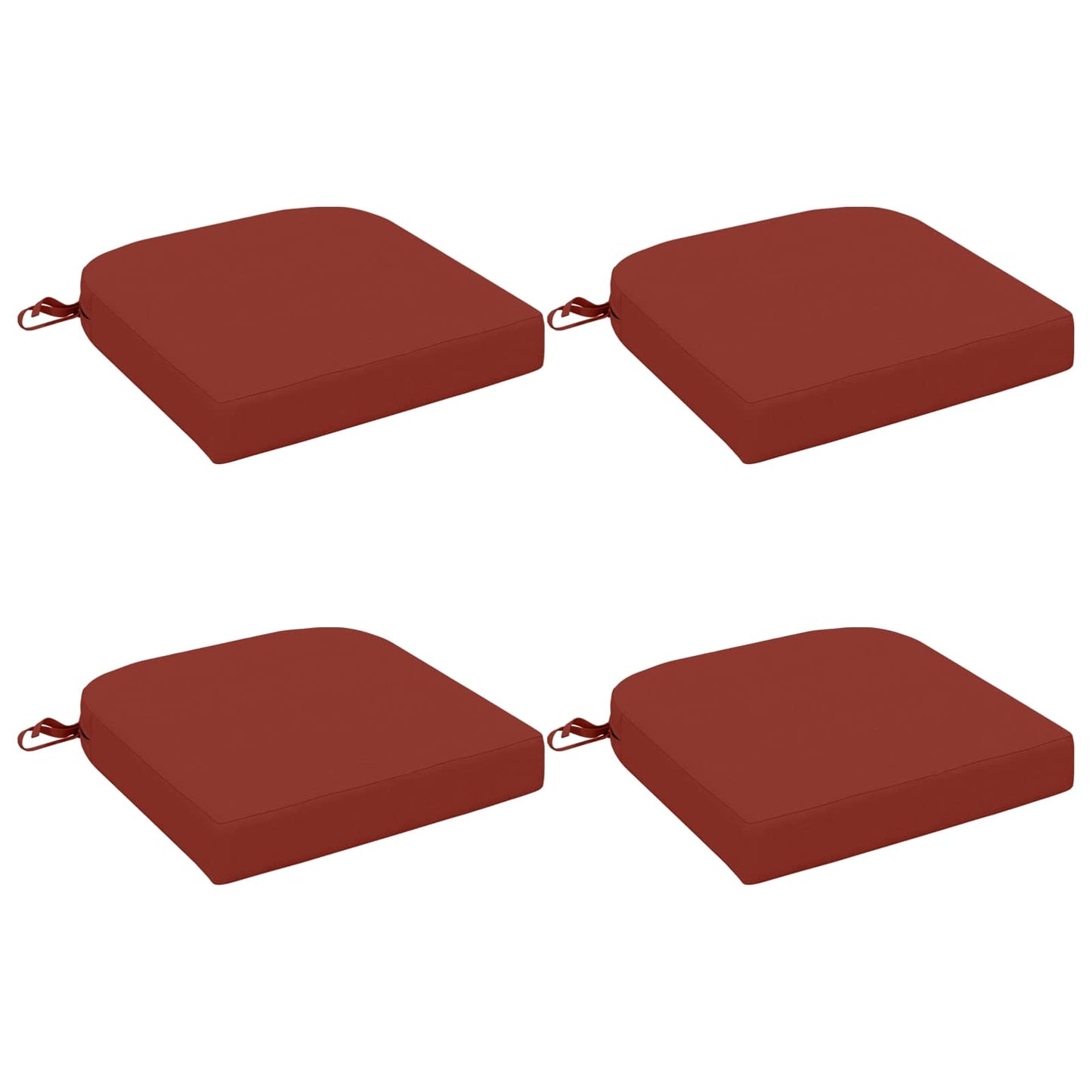 4 darabos üléspárnák SOEST 4 pcs 100% poliészter Piros