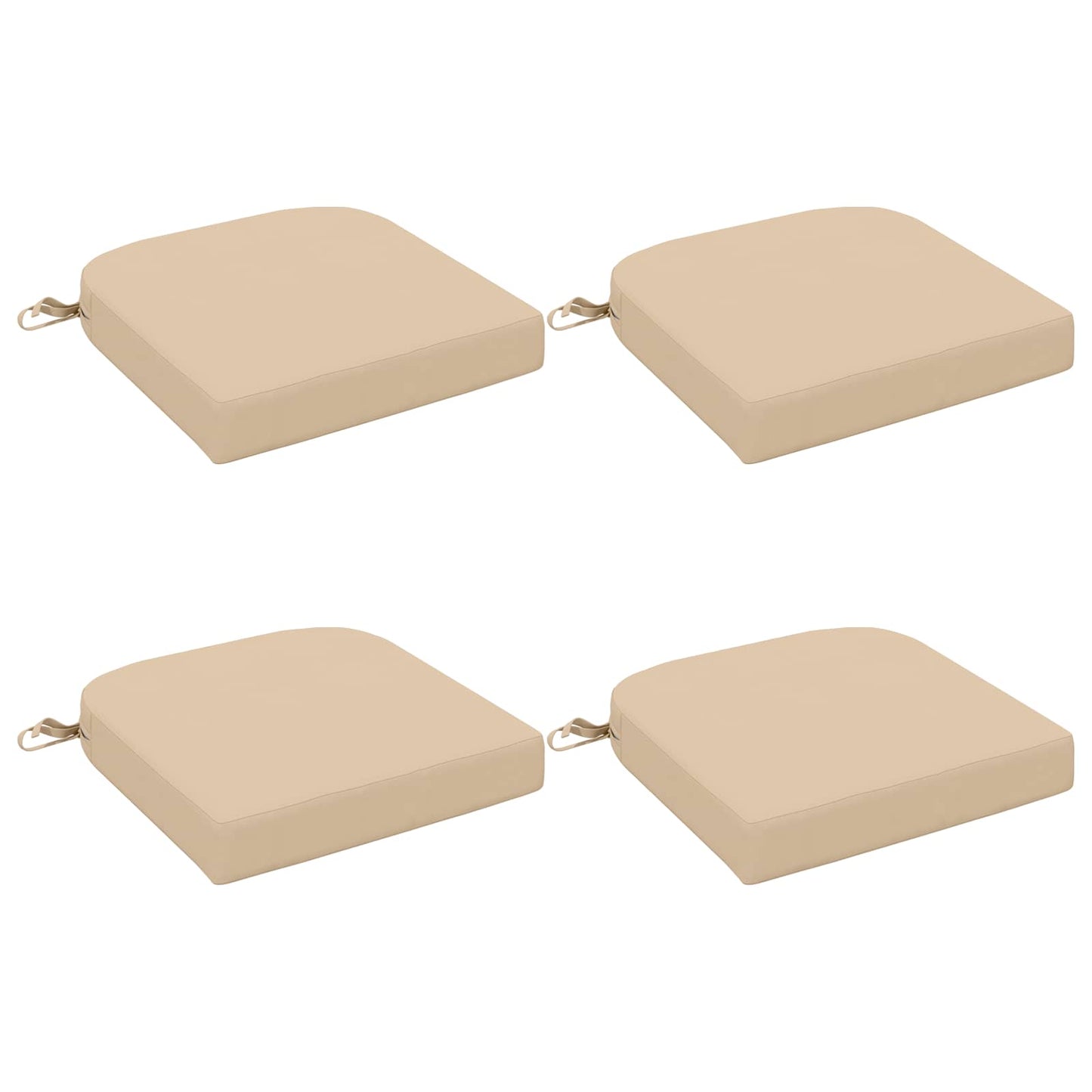 4 darabos üléspárnák SOEST 4 pcs 100% poliészter Krémszínű