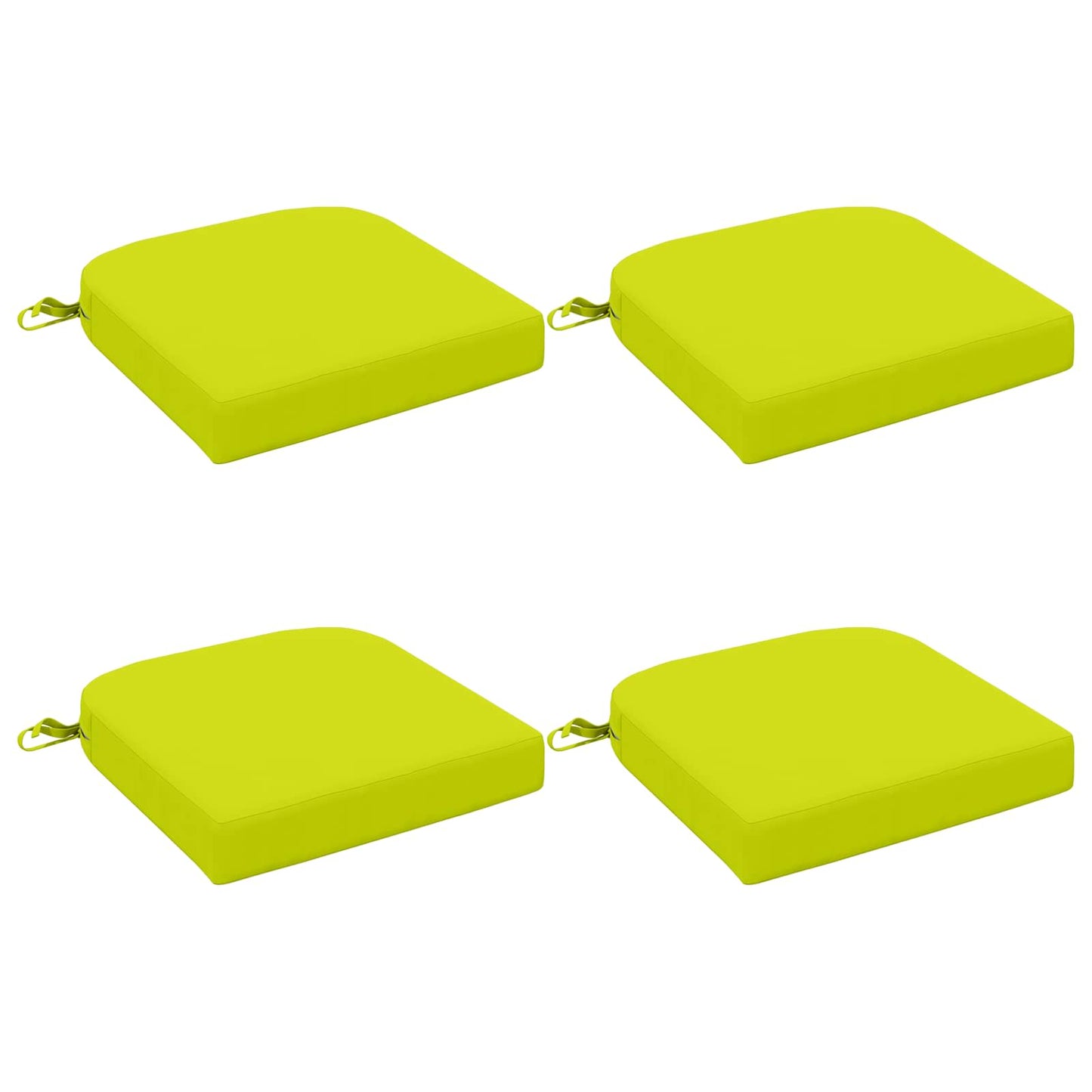 4 darabos üléspárnák SOEST 4 pcs 100% poliészter Fényes zöld