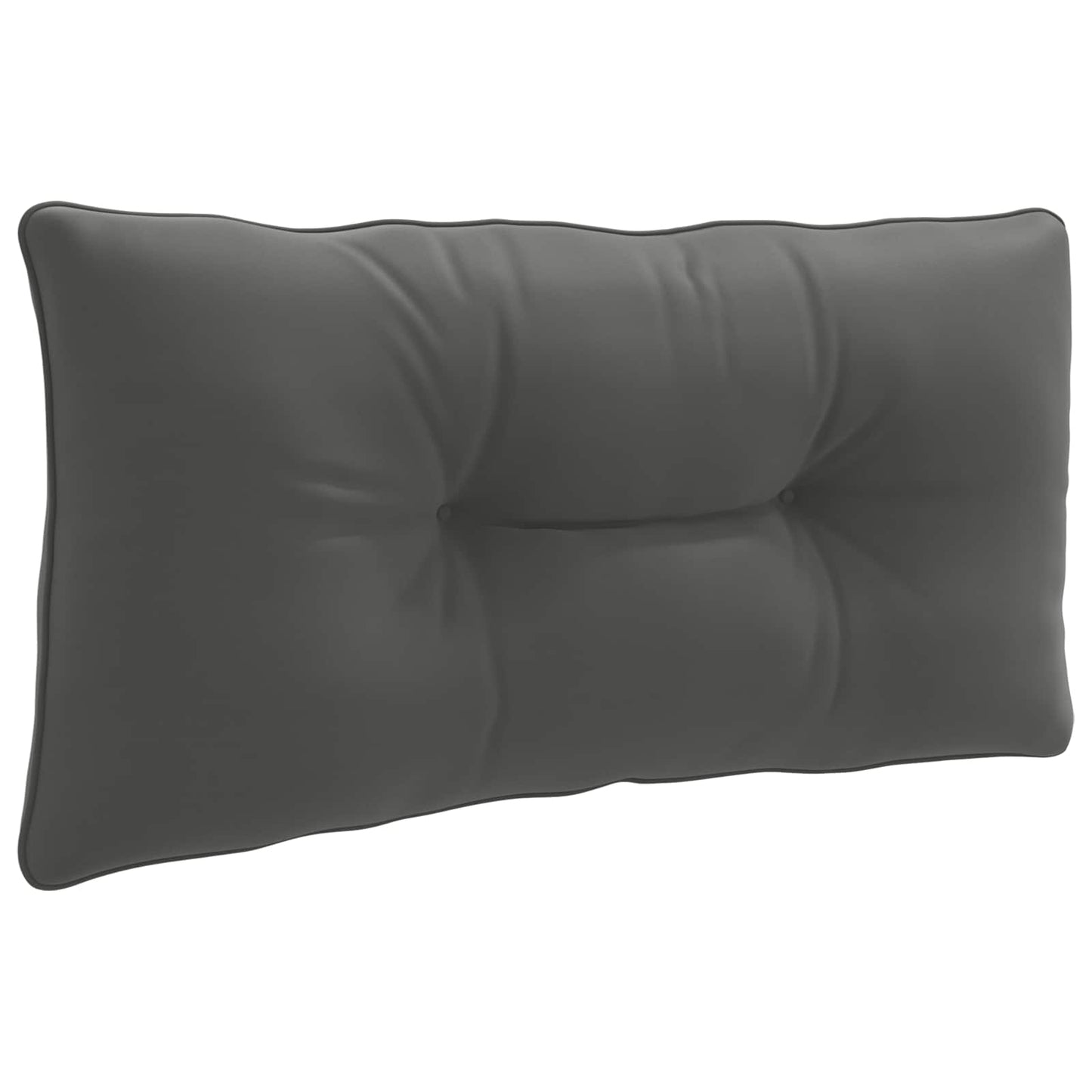 Hátpárna PUTTEN 100% poliészter Antracitszürke 70 x 40 x 10 cm