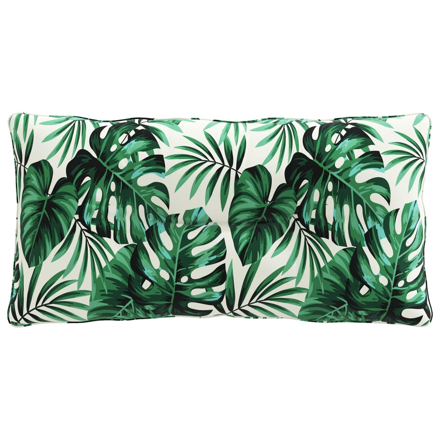 Hátpárna PUTTEN 100% poliészter Levélminta 70 x 40 x 10 cm