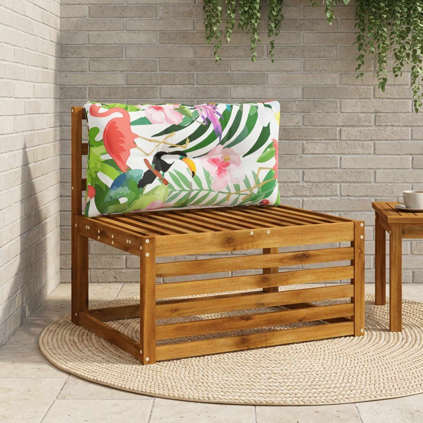 Hátpárna PUTTEN 100% poliészter Sokszínű 70 x 40 x 10 cm