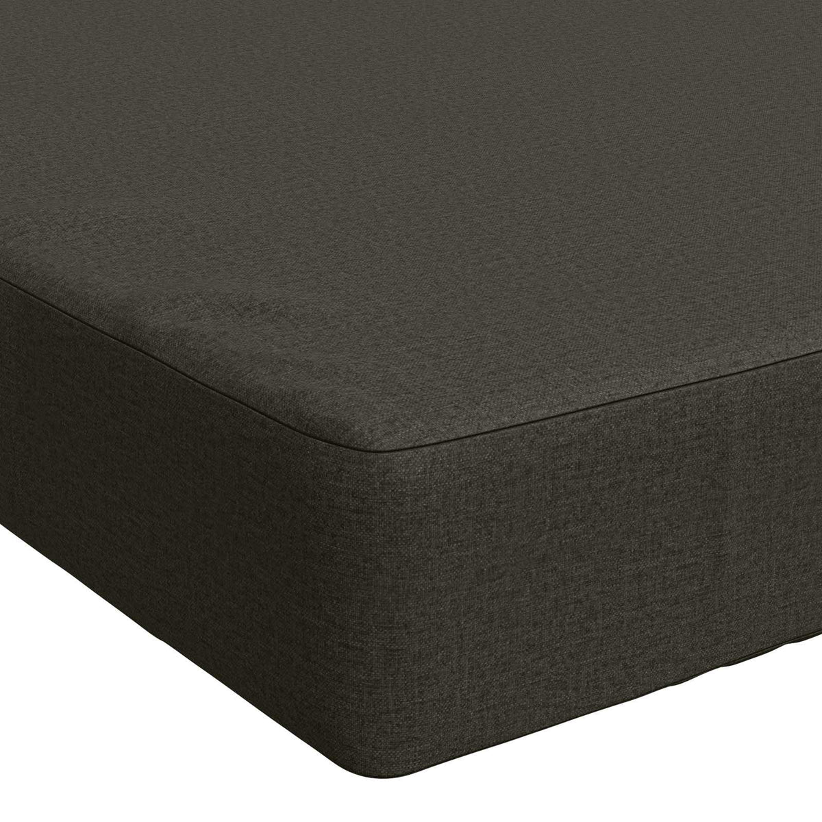Padpárna SOEST 100% poliészter Antracitszürke 160 x 40 x 8 cm
