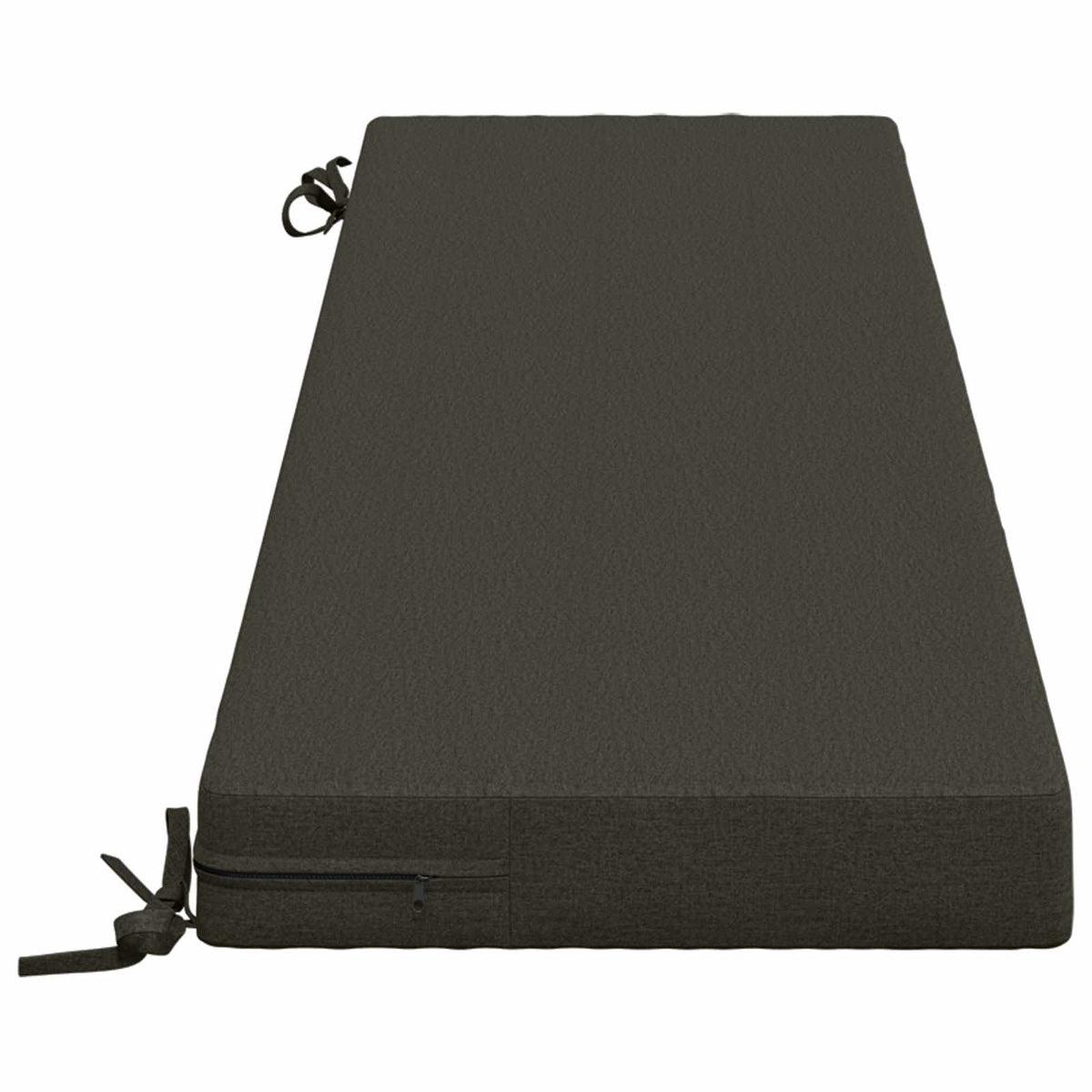 Padpárna SOEST 100% poliészter Antracitszürke 160 x 40 x 8 cm
