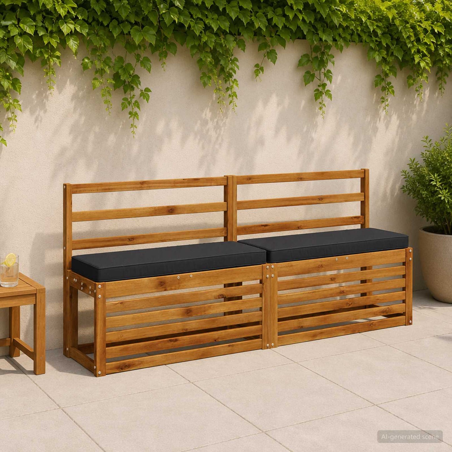2 darabos padpárna VUGHT 2 pcs 100% poliészter Sötét kék