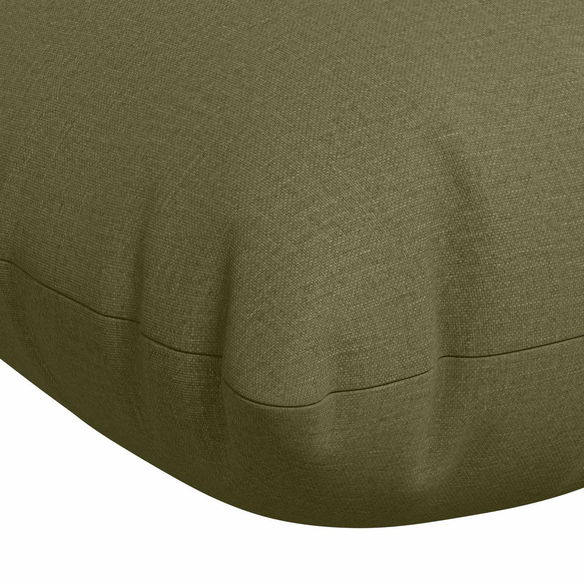Padpárna VIANEN 100% poliészter Olajzöld 110 x 50 x 12 cm