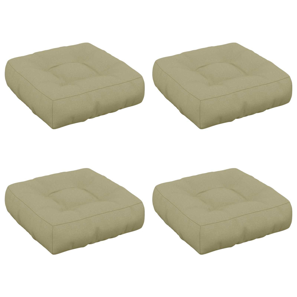 4 darabos ülőpárna VIANEN 4 pcs 100% poliészter Világos zöld