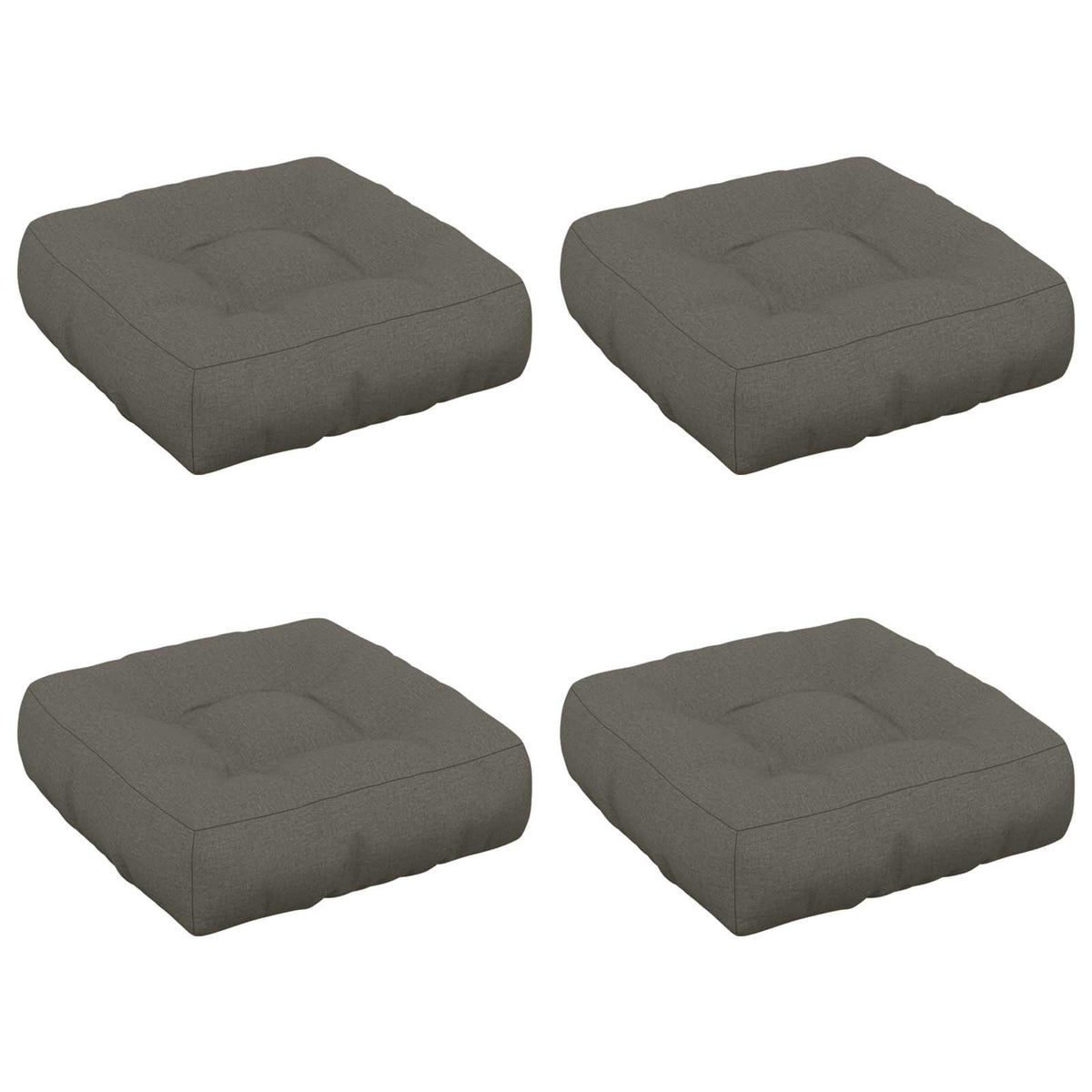 4 darabos ülőpárna VIANEN 4 pcs 100% poliészter Szürke