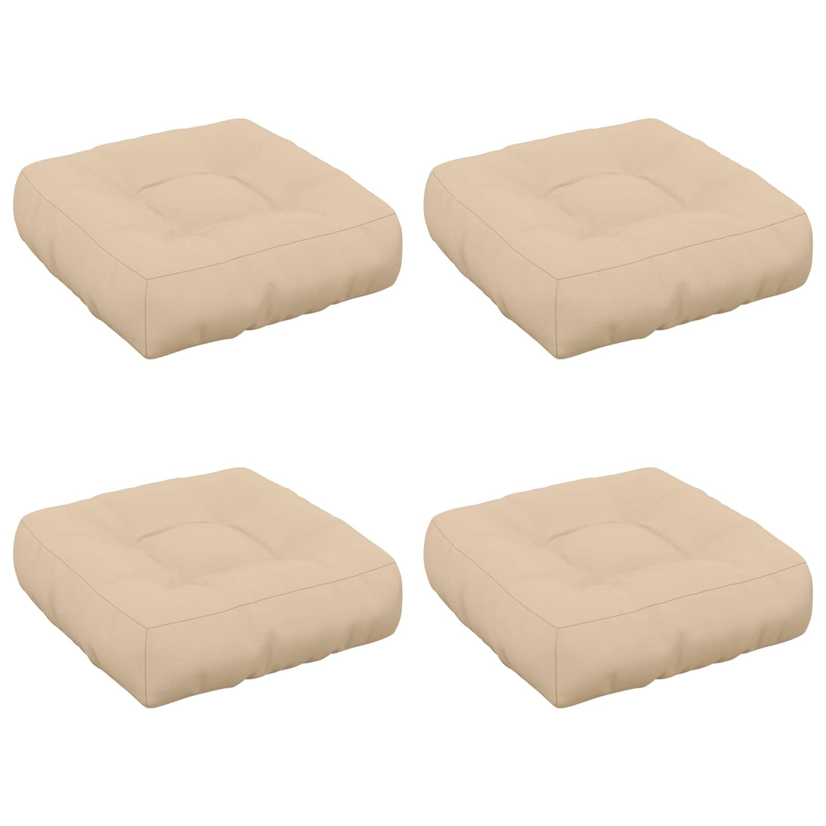 4 darabos ülőpárna VIANEN 4 pcs 100% poliészter Krémszínű