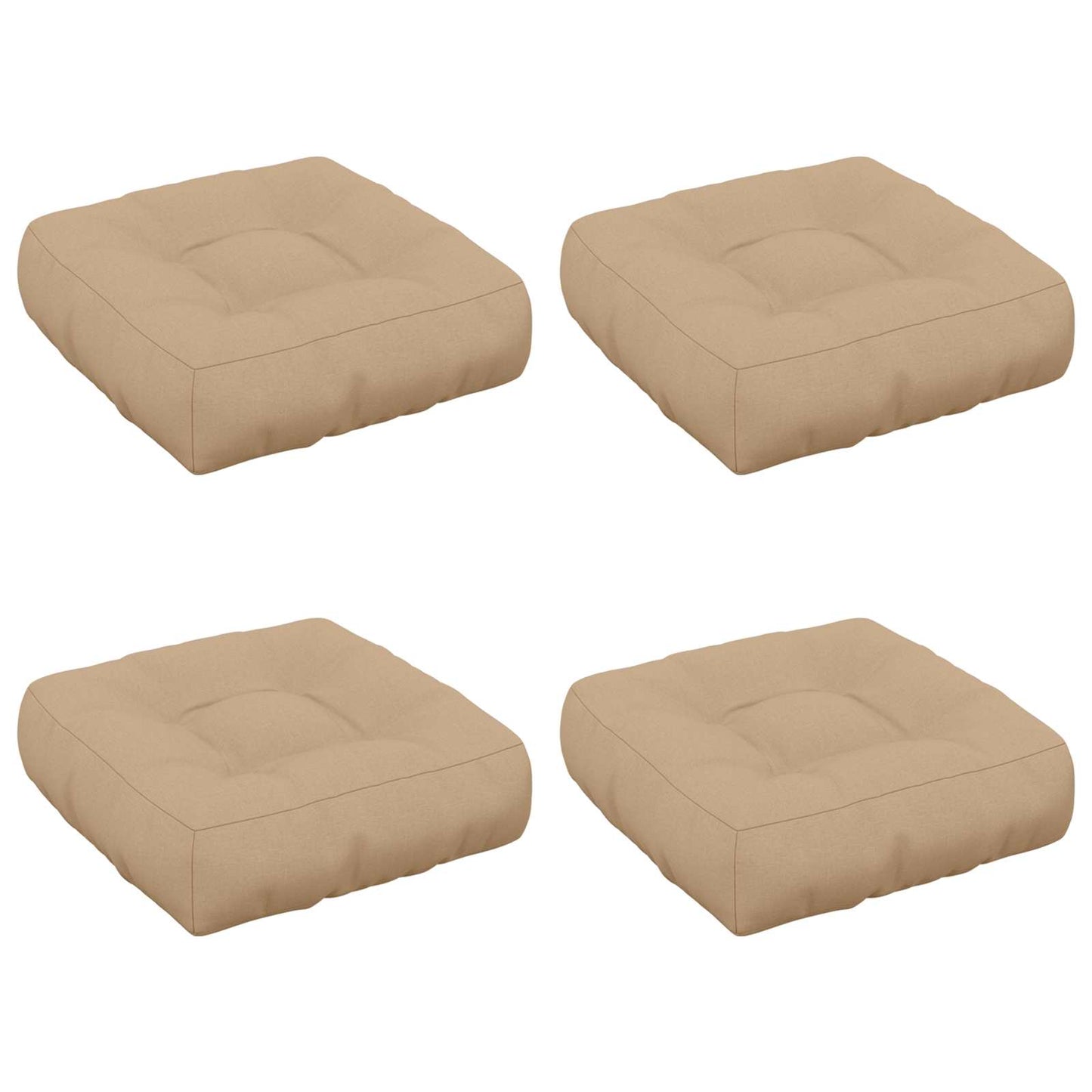 4 darabos ülőpárna VIANEN 4 pcs 100% poliészter Homokszín