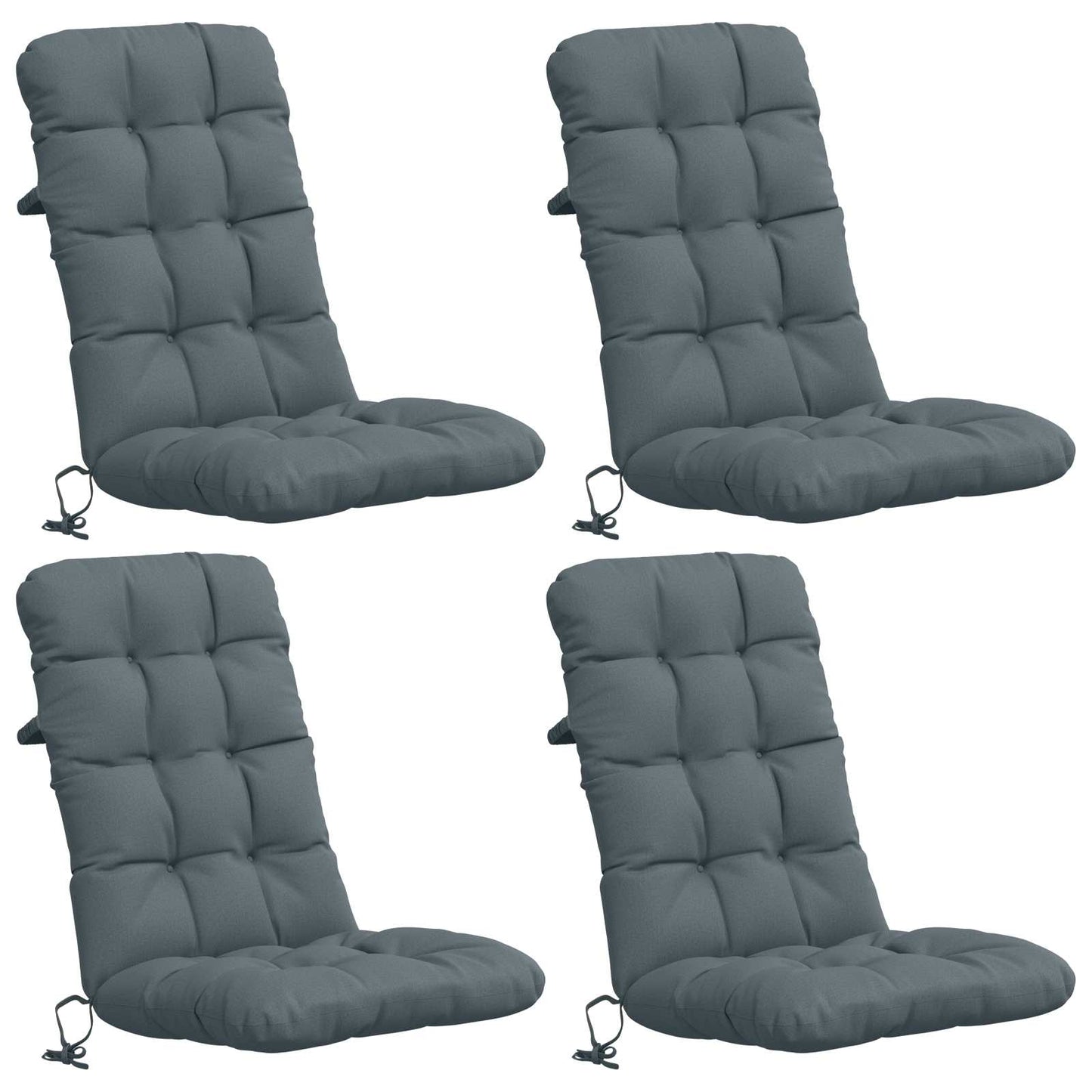 4 darabos magas háttámlás székpárna VIANEN 4 pcs Kék