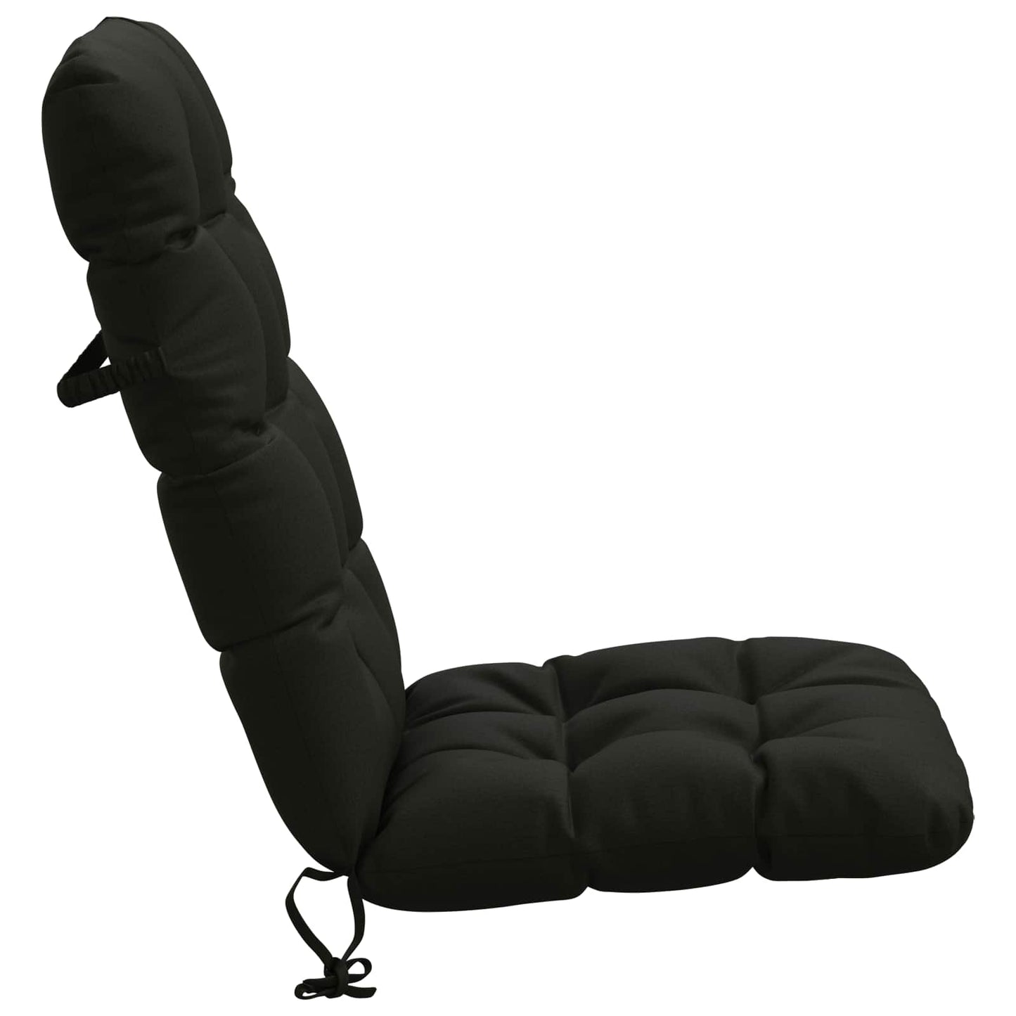 4 darabos magas háttámlás székpárna VIANEN 4 pcs Fekete