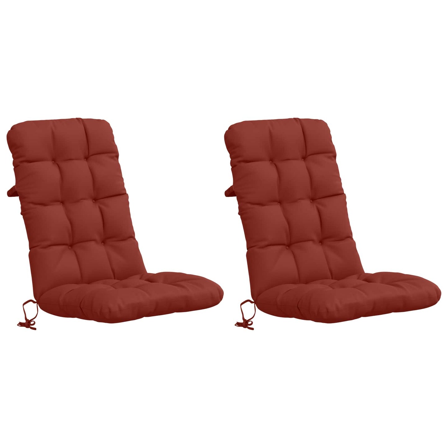 2 darabos magas háttámlás székpárna VIANEN 2 pcs Piros