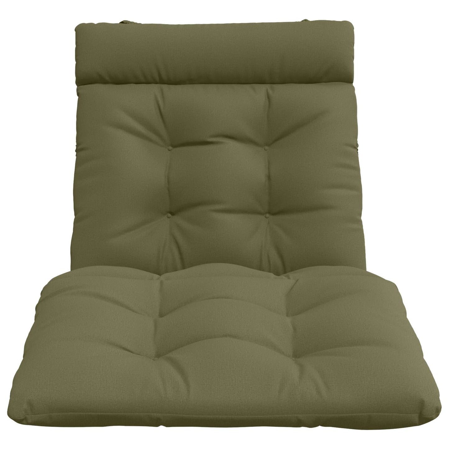 Napozóágy Párna VIANEN 100% poliészter Olajzöld 200 x 90 x 8 cm
