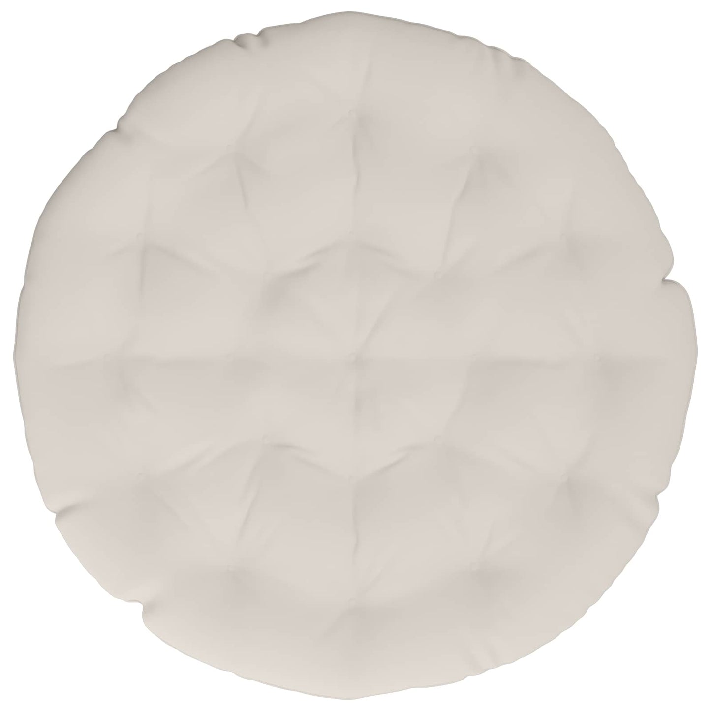 Papasan szék párna VIANEN 100% poliészter Fehér Ø 130 x 12 cm