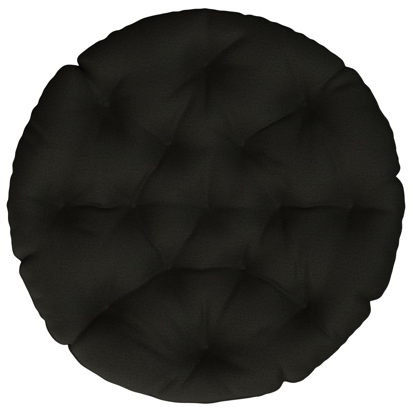 Függőszék párna VIANEN 100% poliészter Fekete Ø 80 x 12 cm