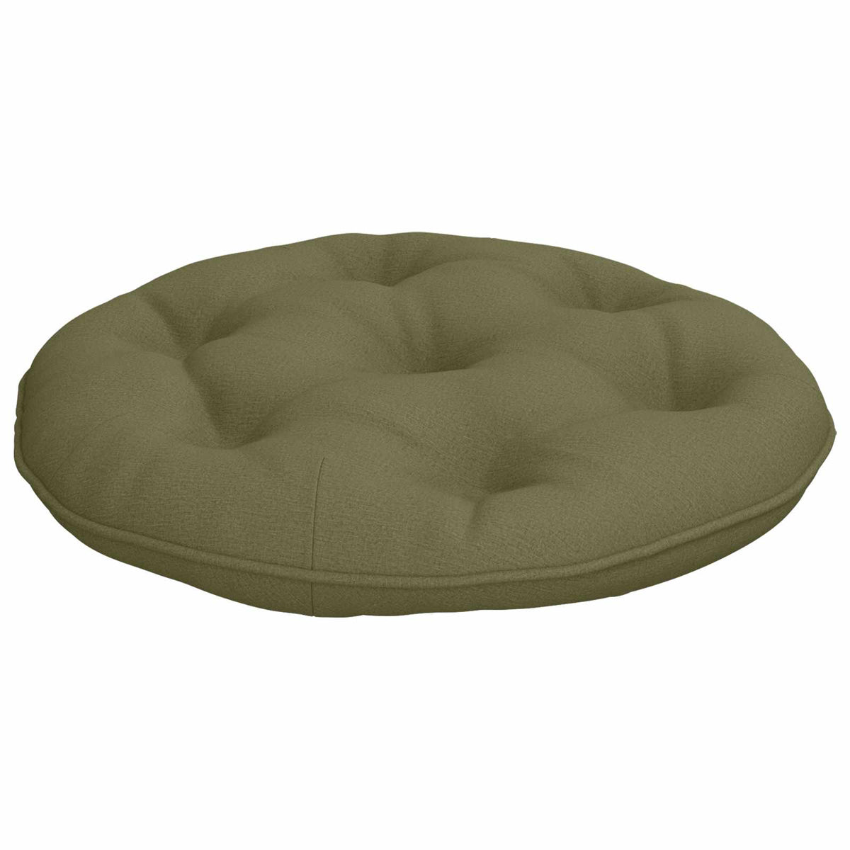 Függőszék párna VIANEN 100% poliészter Olajzöld Ø 60 x 10 cm