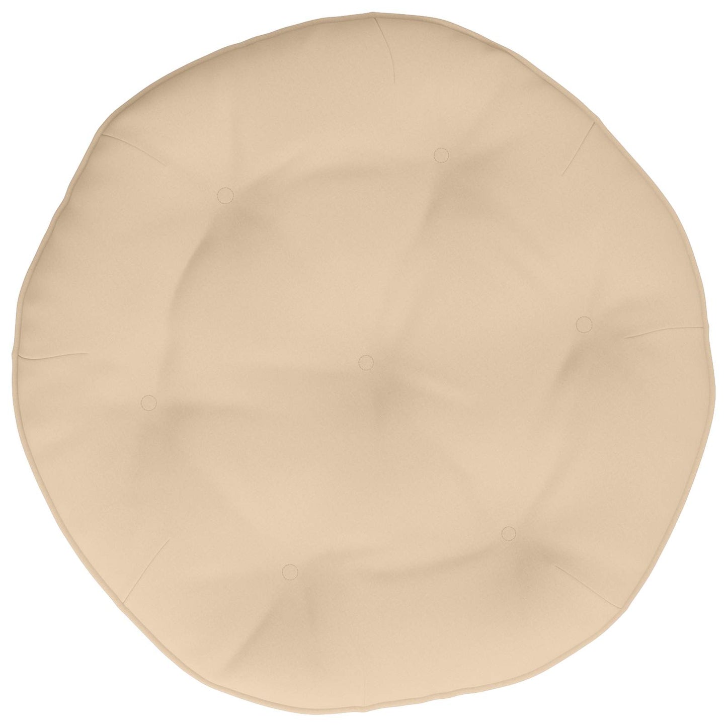 Függőszék párna VIANEN 100% poliészter Krémszínű Ø 40 x 10 cm