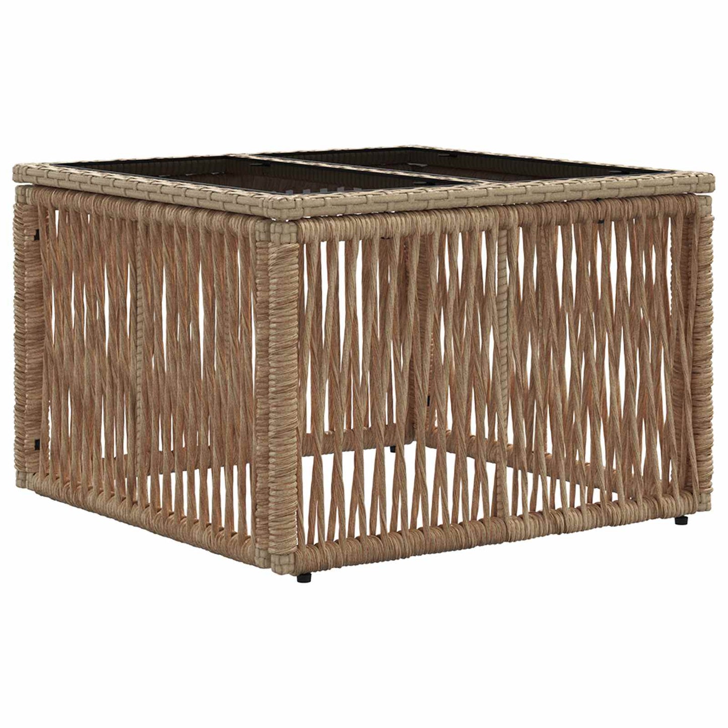 Kerti Kanapé Szett 10 pcs Bézs polirattan