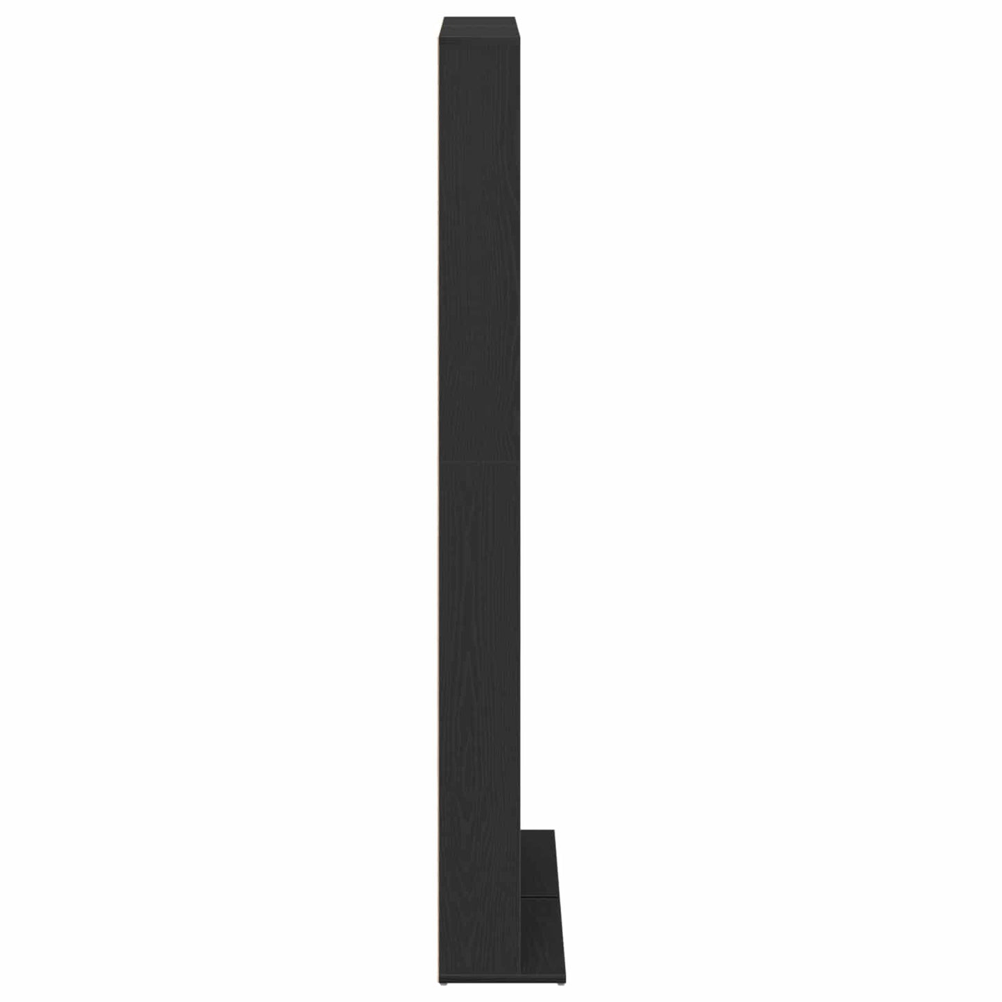 CD szekrény Fekete Tölgy 65 x 23,5 x 175 cm Szerelt Fa