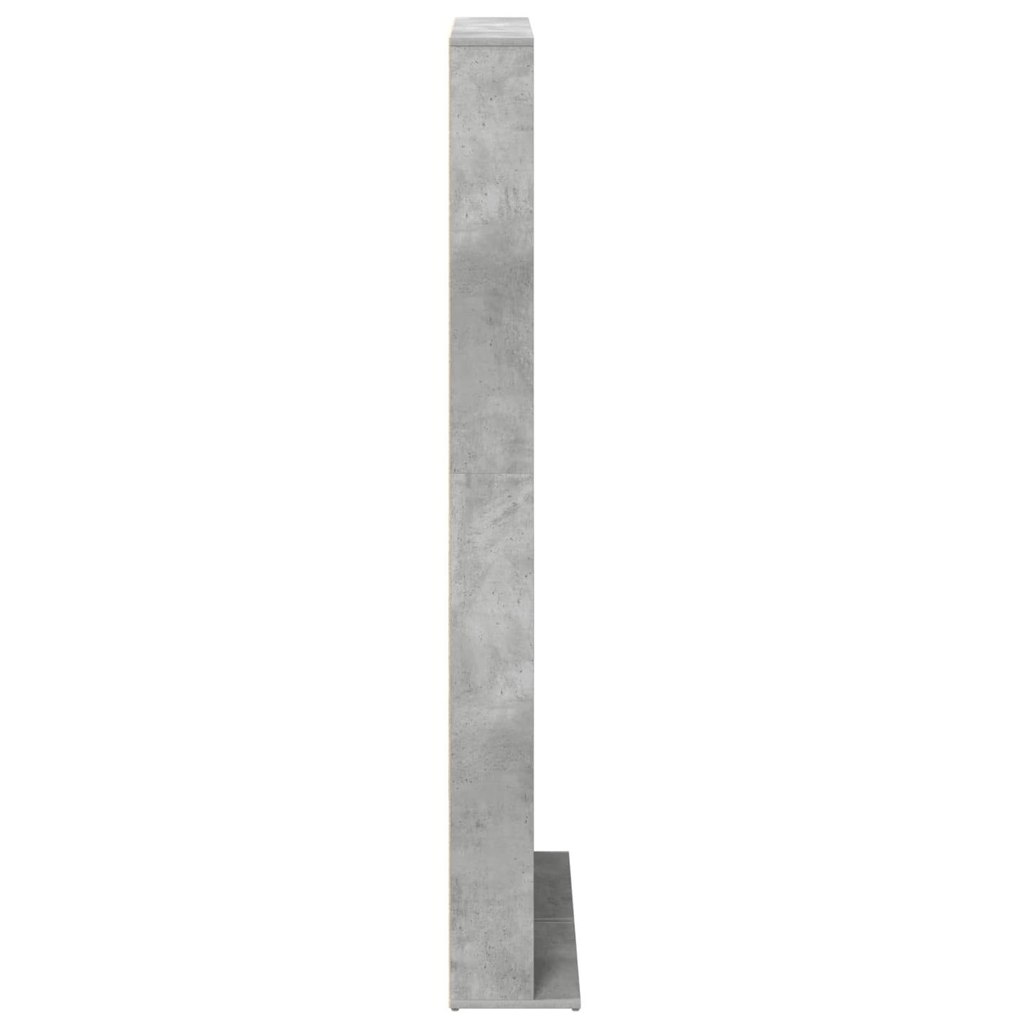 CD szekrény Betonszürke 65 x 23,5 x 175 cm Szerelt Fa