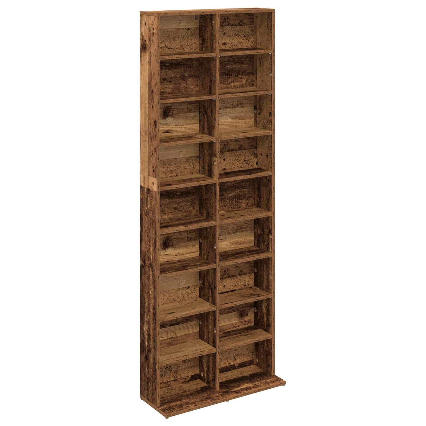 CD szekrény Antik Fa 65 x 23,5 x 175 cm Szerelt Fa
