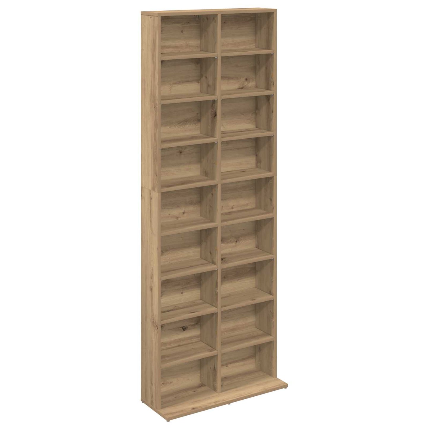 CD szekrény Kézműves Tölgy 65 x 23,5 x 175 cm Szerelt Fa