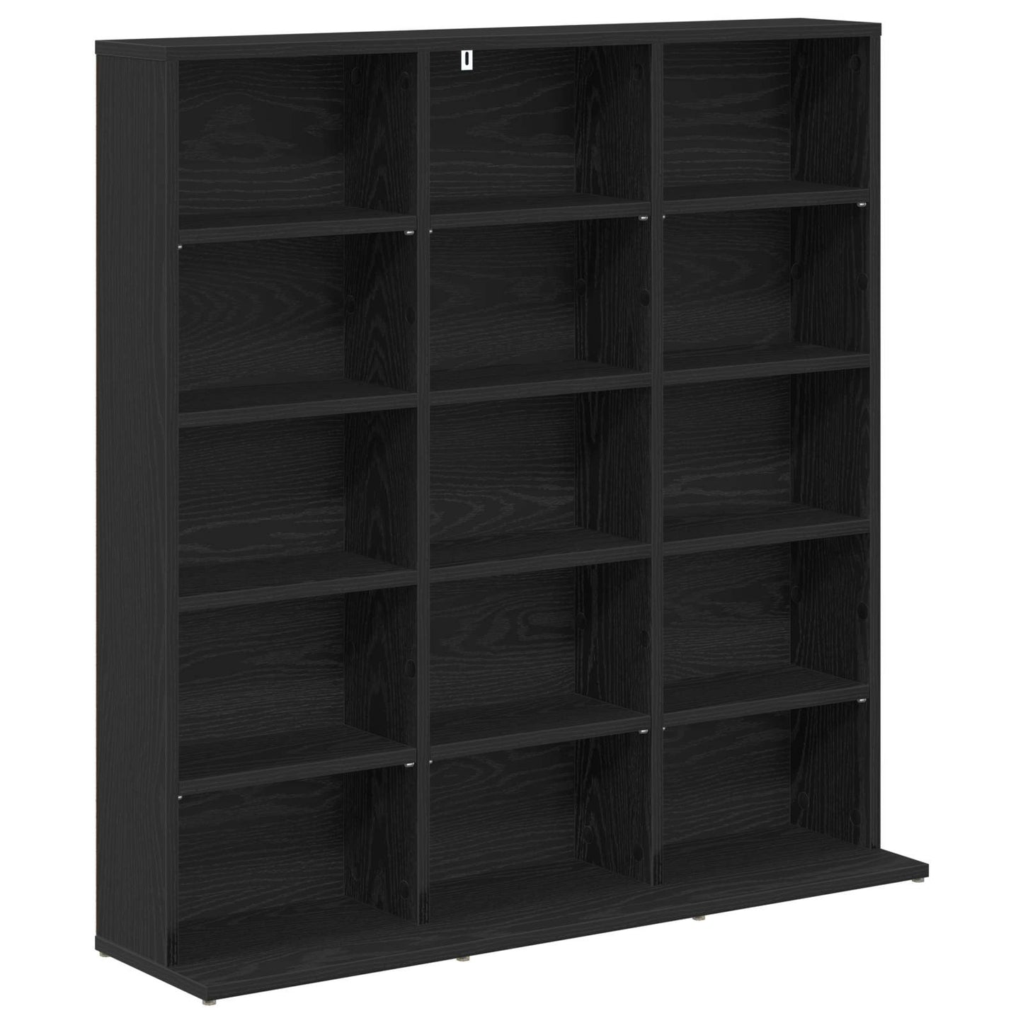 CD szekrény Fekete Tölgy 96 x 23,5 x 97,5 cm Szerelt Fa