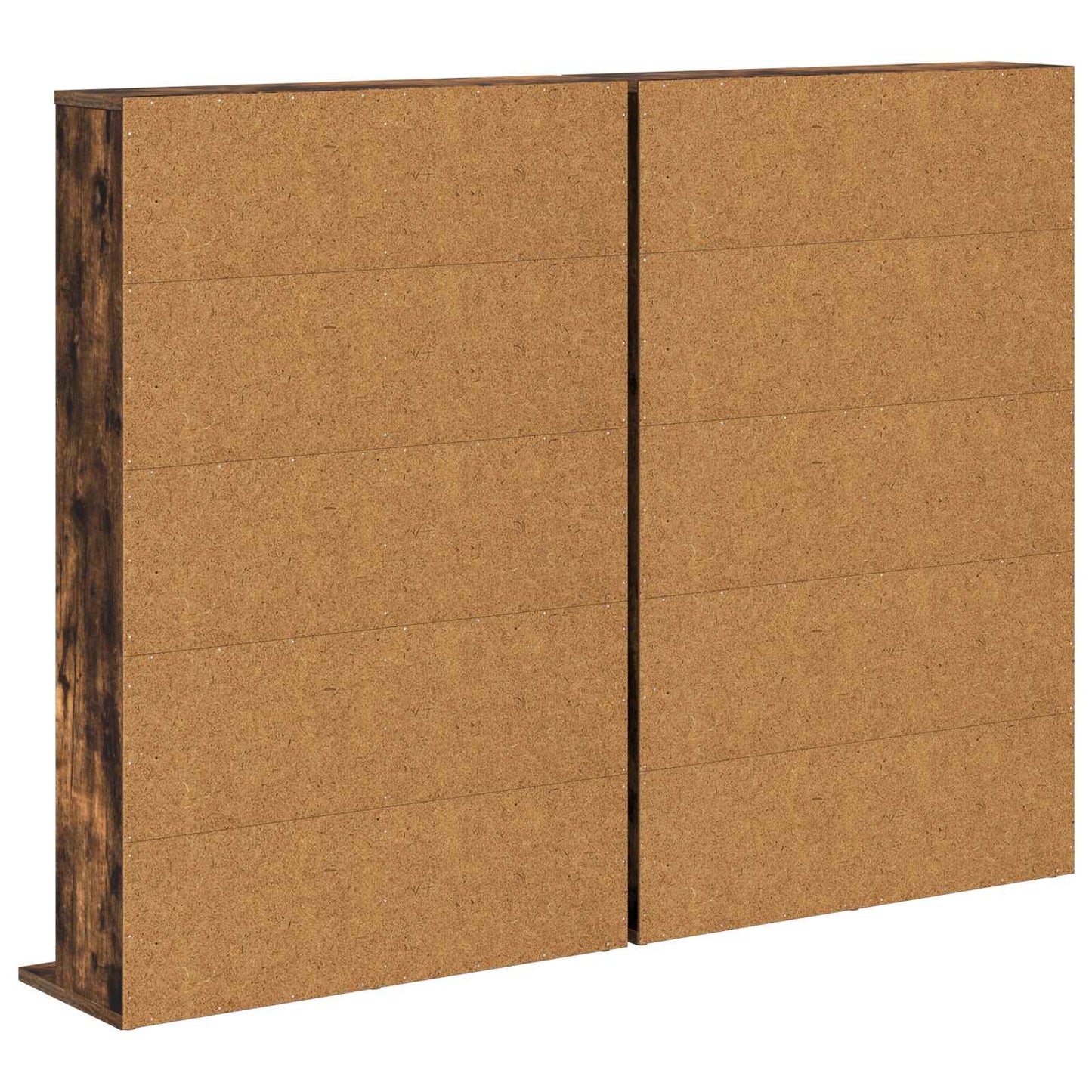 CD szekrény 2 db Füstös Tölgy 65 x 23,5 x 97,5 cm Szerelt Fa