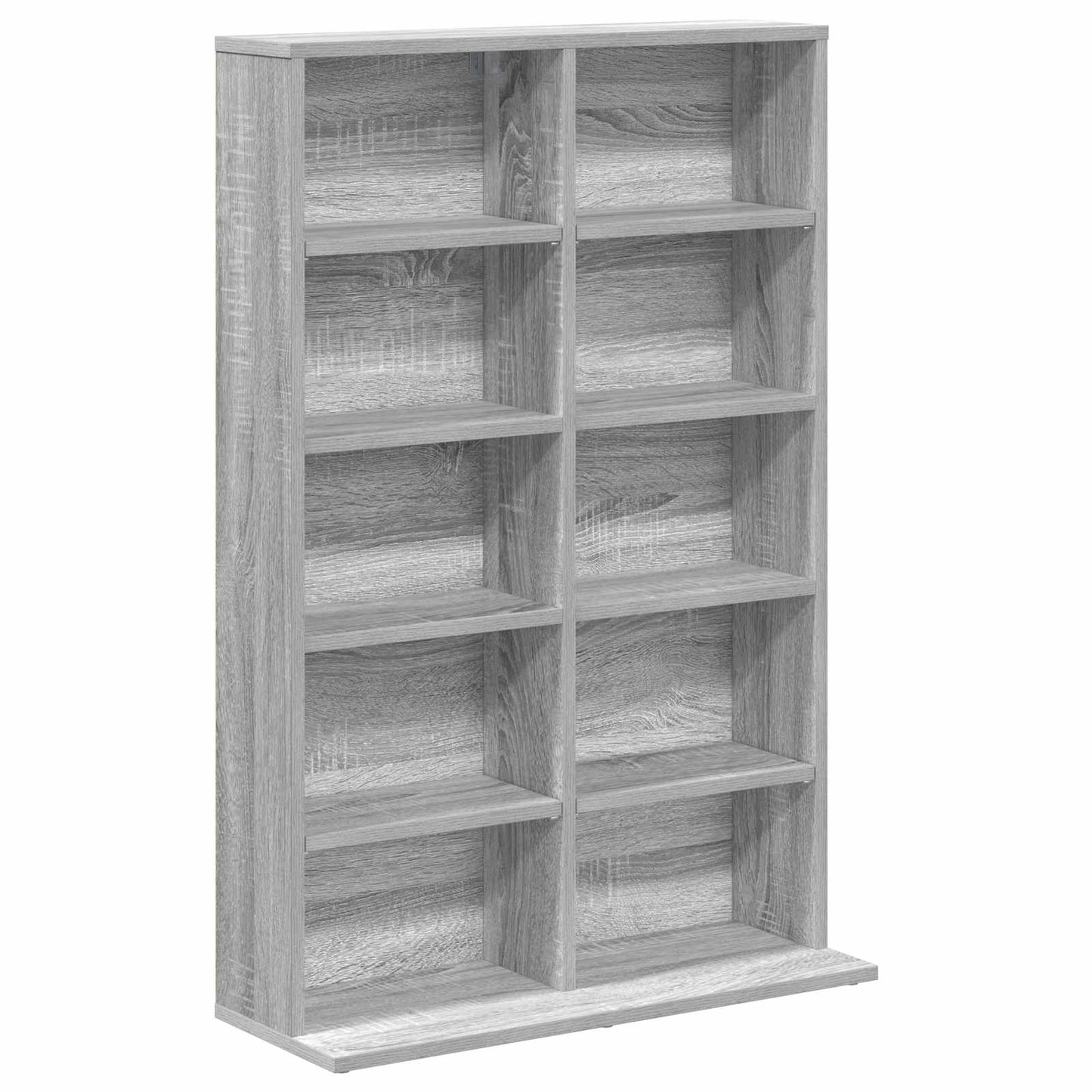 CD szekrény 2 db Szürke Sonoma 65 x 23,5 x 97,5 cm Szerelt Fa