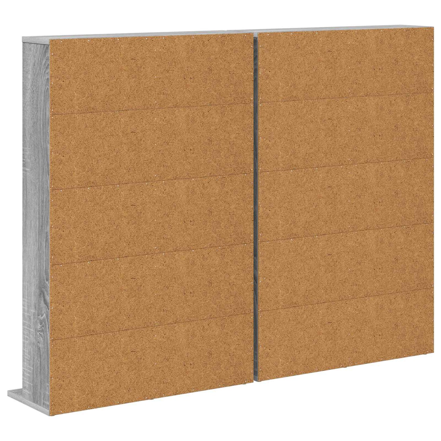 CD szekrény 2 db Szürke Sonoma 65 x 23,5 x 97,5 cm Szerelt Fa