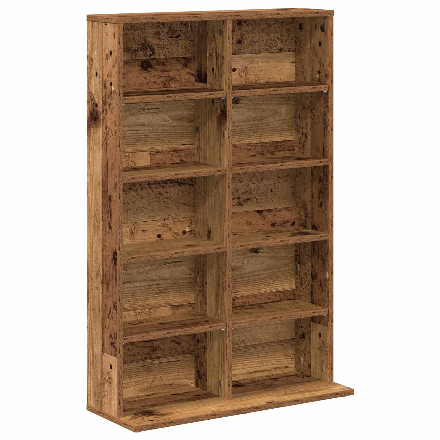 CD szekrény Antik Fa 65 x 23,5 x 97,5 cm Szerelt Fa