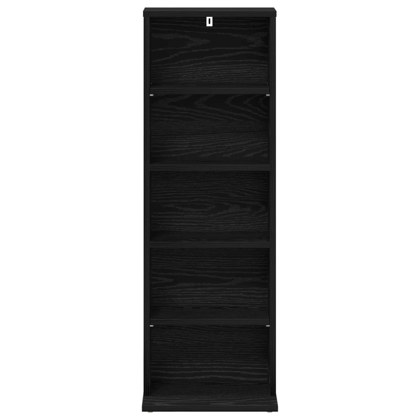 CD szekrény Fekete Tölgy 33 x 23,5 x 97,5 cm Szerelt Fa
