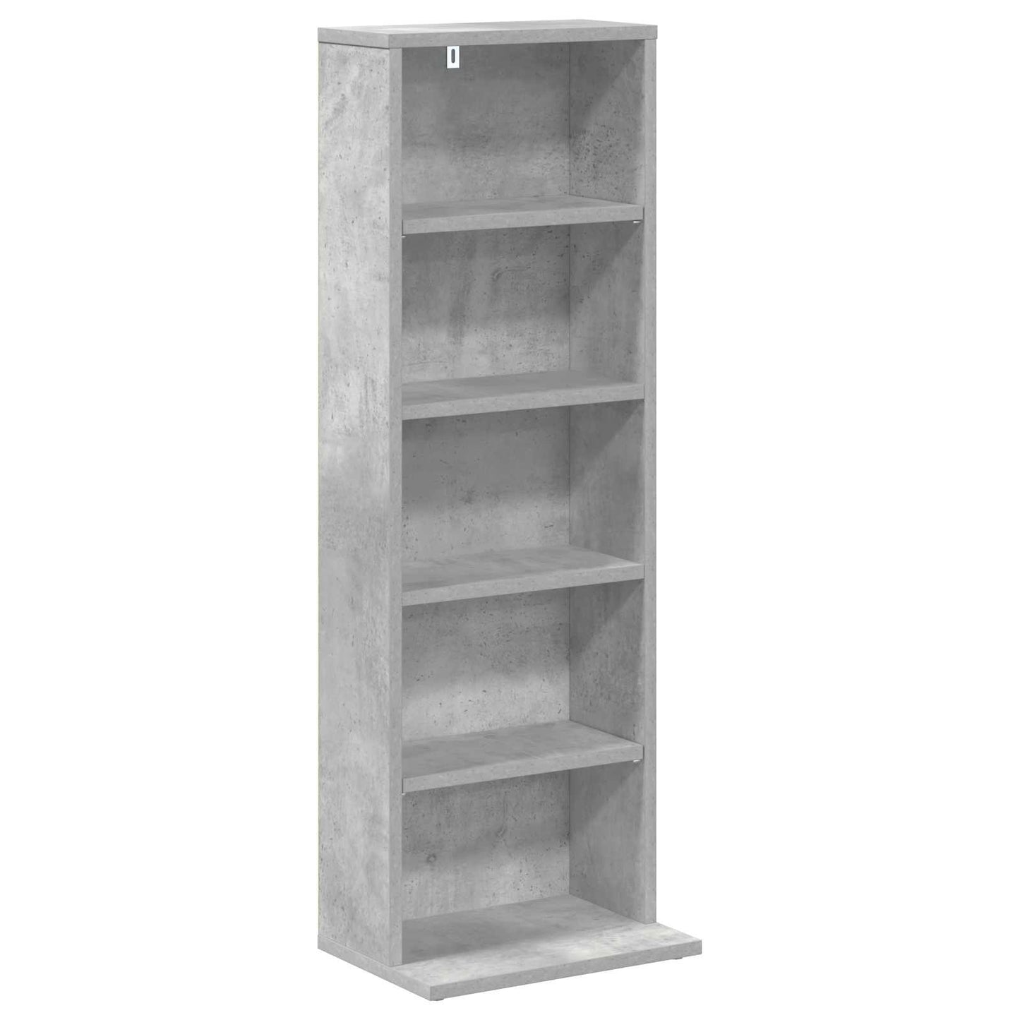 CD szekrény 2 db Betonszürke 33 x 23,5 x 97,5 cm Szerelt Fa