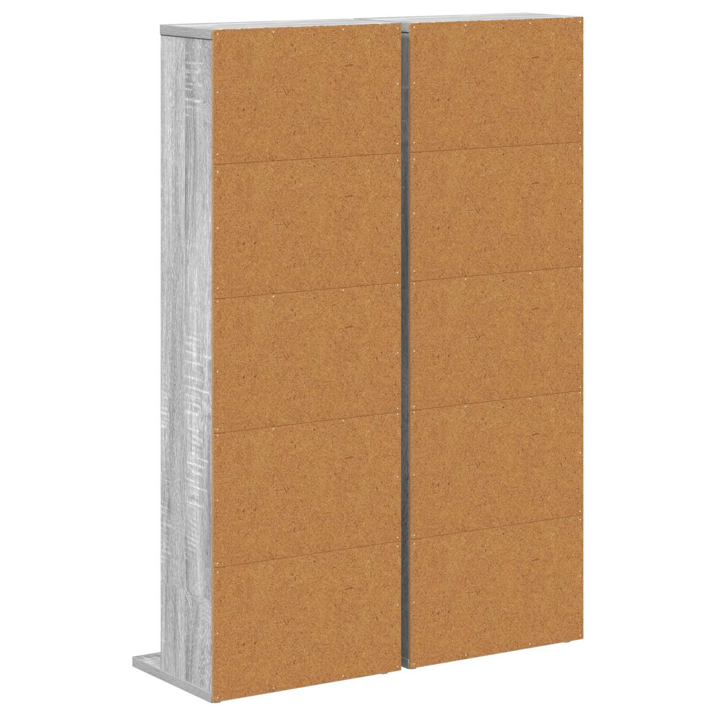 CD szekrény 2 db Szürke Sonoma 33 x 23,5 x 97,5 cm Szerelt Fa