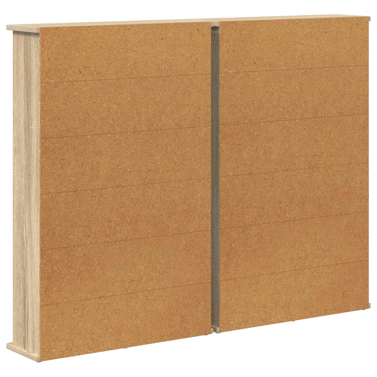 CD szekrény 2 db Sonoma Tölgy 60 x 17 x 92 cm Szerelt Fa