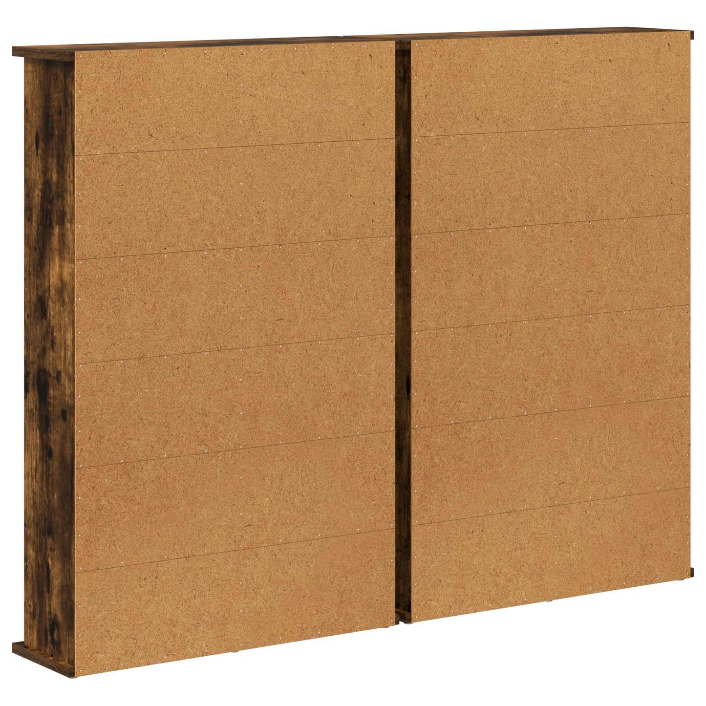 CD szekrény 2 db Füstös Tölgy 60 x 17 x 92 cm Szerelt Fa