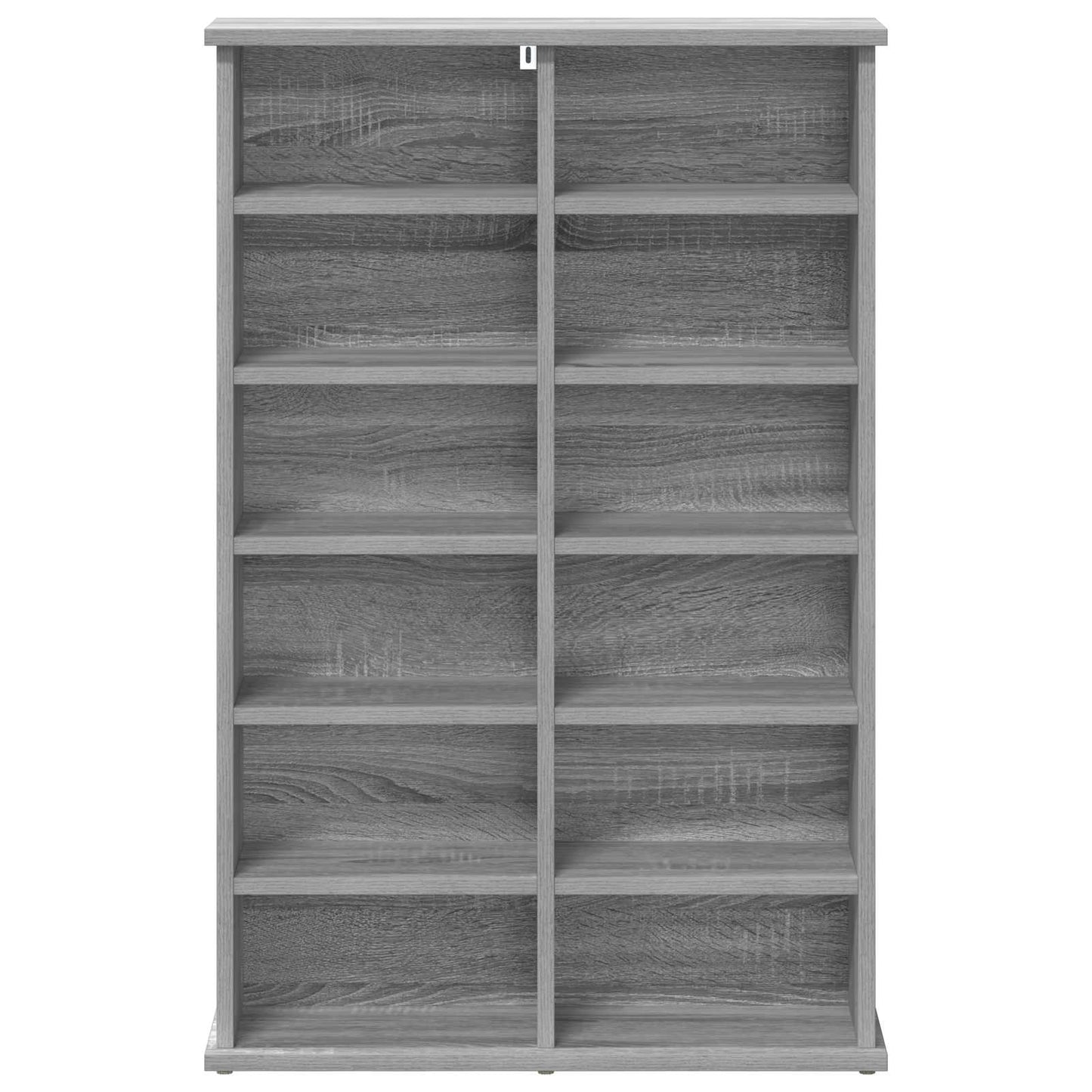CD szekrény Szürke Sonoma 60 x 17 x 92 cm Szerelt Fa