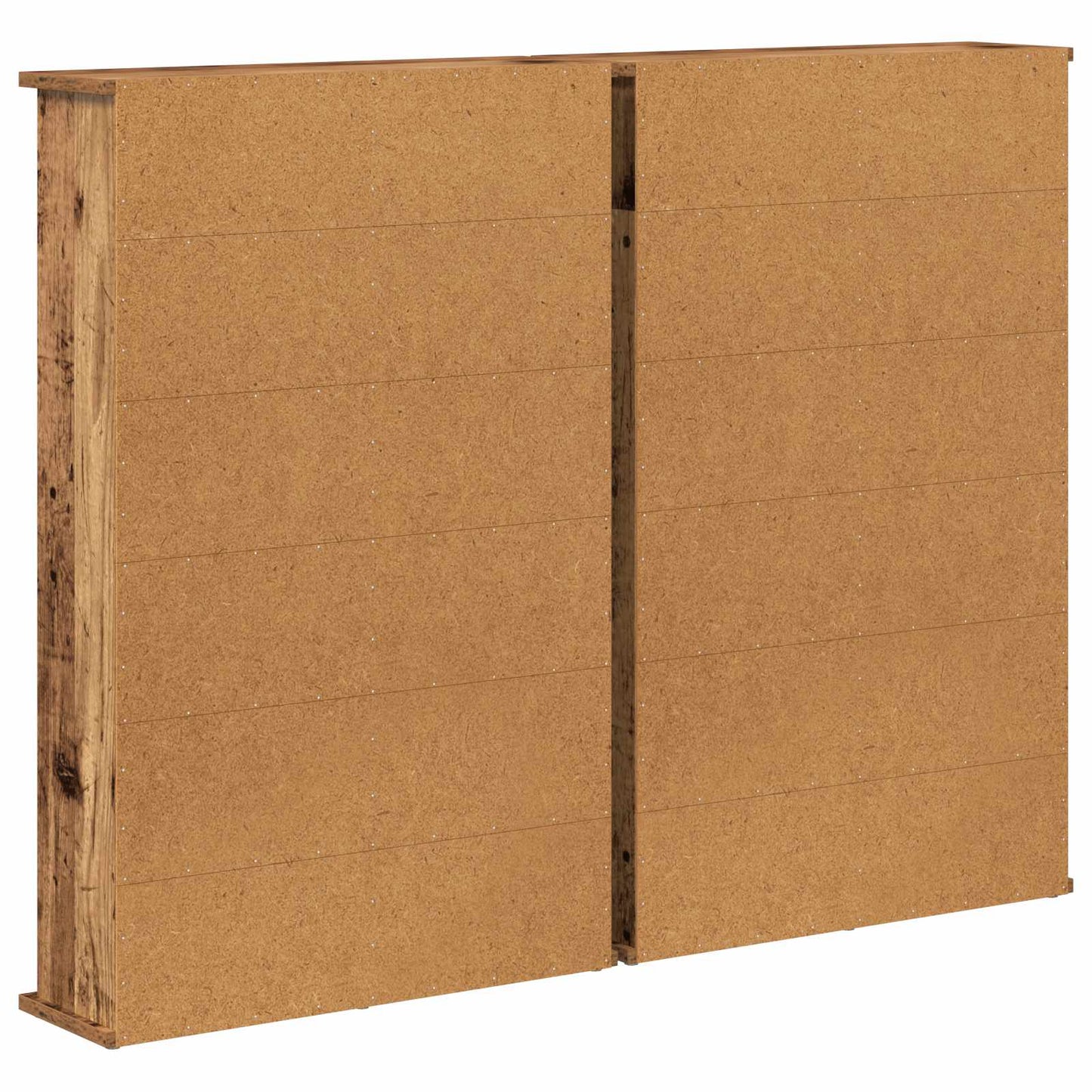 CD szekrény 2 db Antik Fa 60 x 17 x 92 cm Szerelt Fa