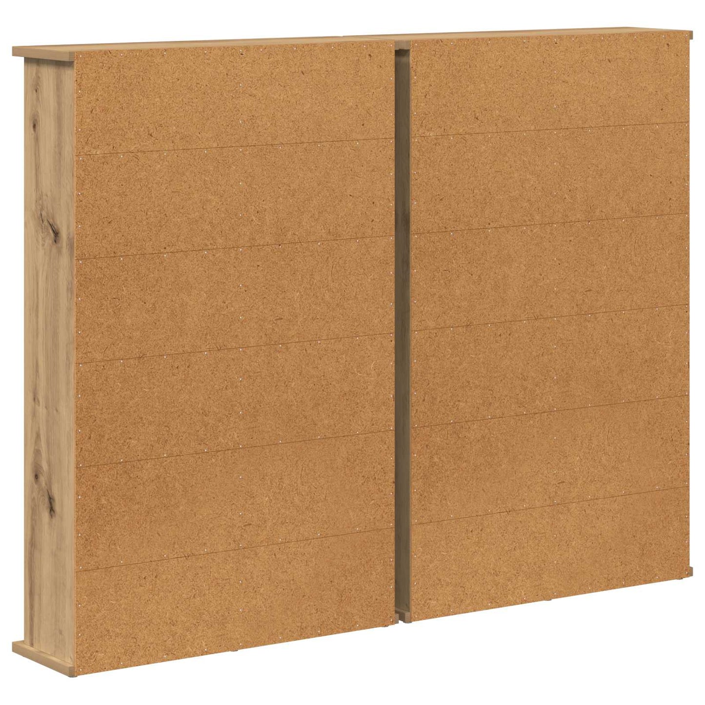 CD szekrény 2 db Kézműves Tölgy 60 x 17 x 92 cm Szerelt Fa