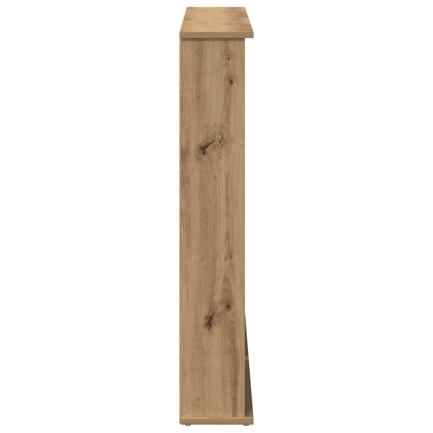 CD szekrény 2 db Kézműves Tölgy 60 x 17 x 92 cm Szerelt Fa