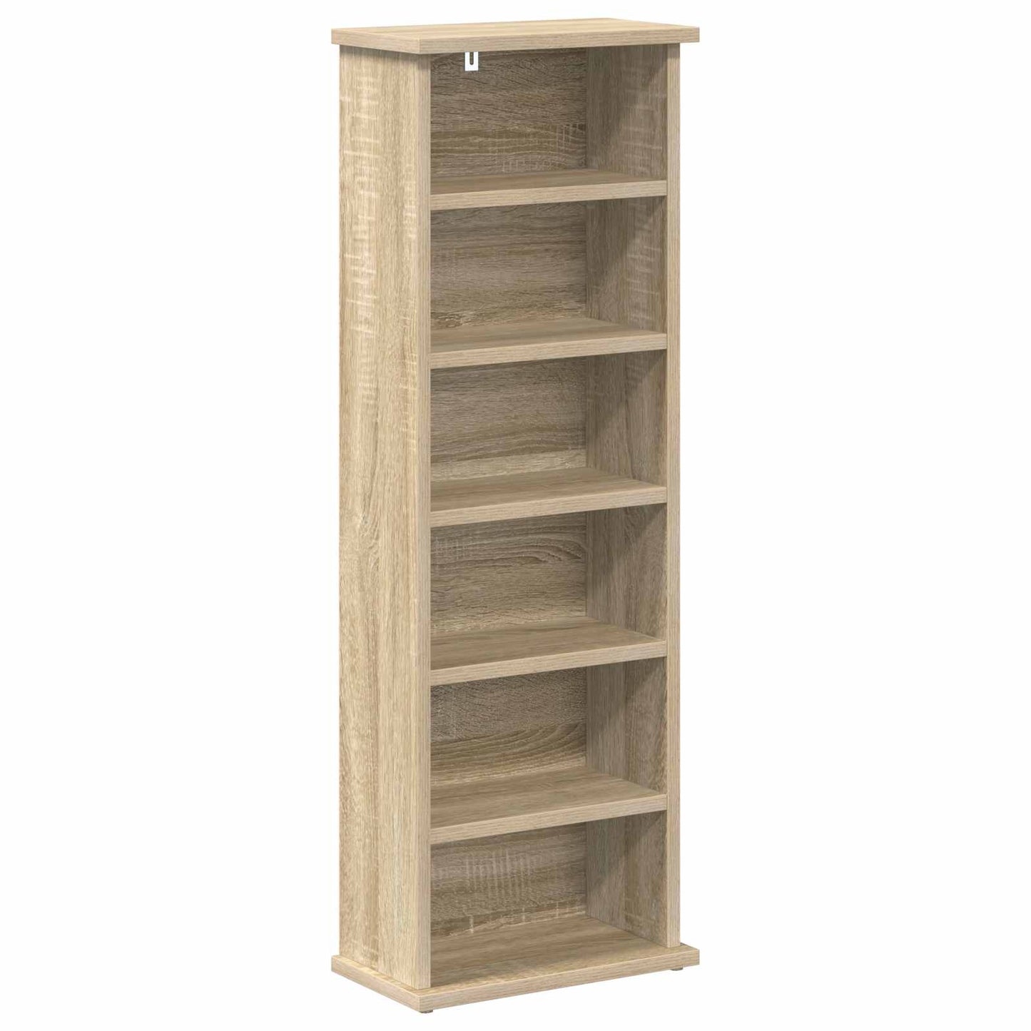 CD szekrény 2 db Sonoma Tölgy 60 x 17 x 92 cm Szerelt Fa