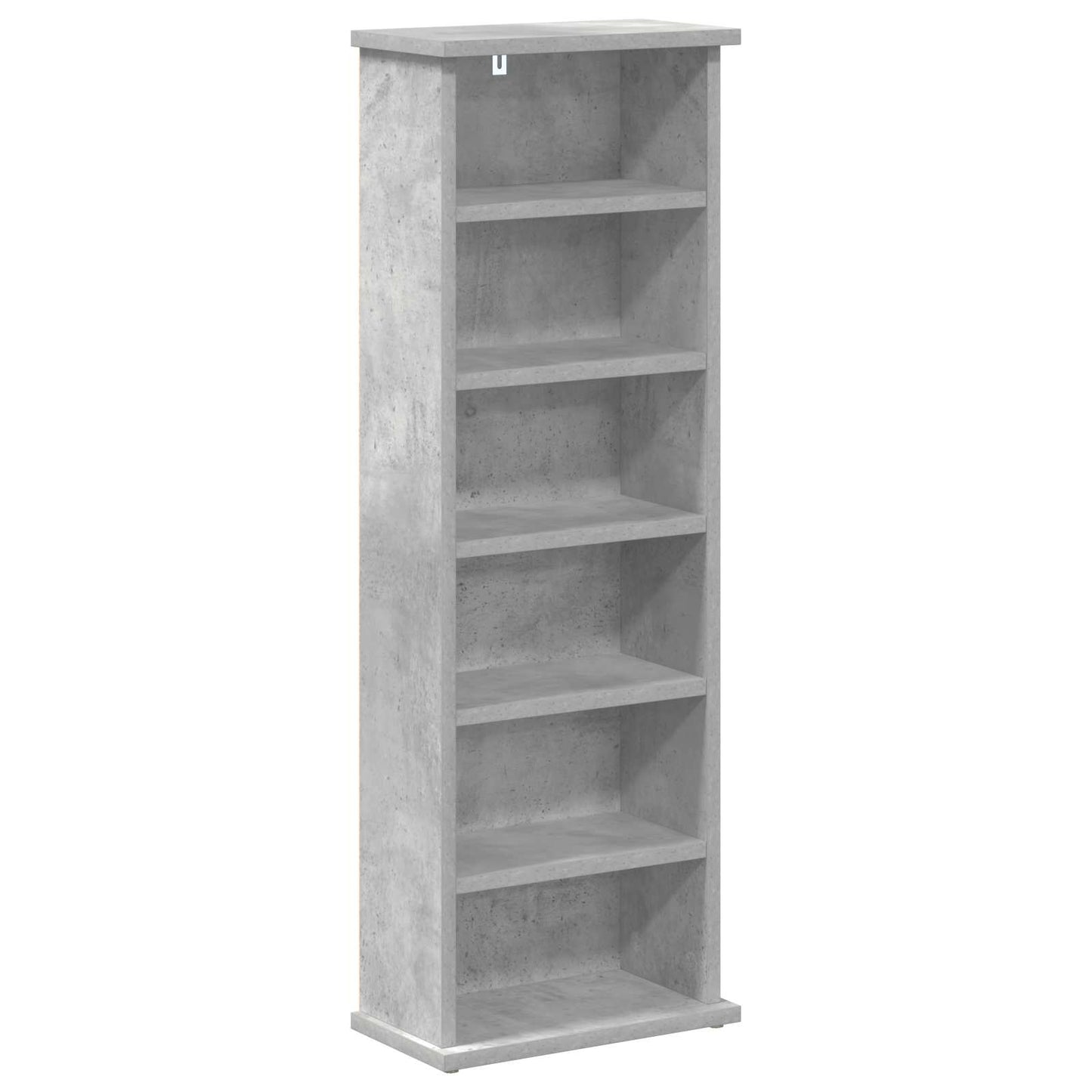 CD szekrény Betonszürke 60 x 17 x 92 cm Szerelt Fa