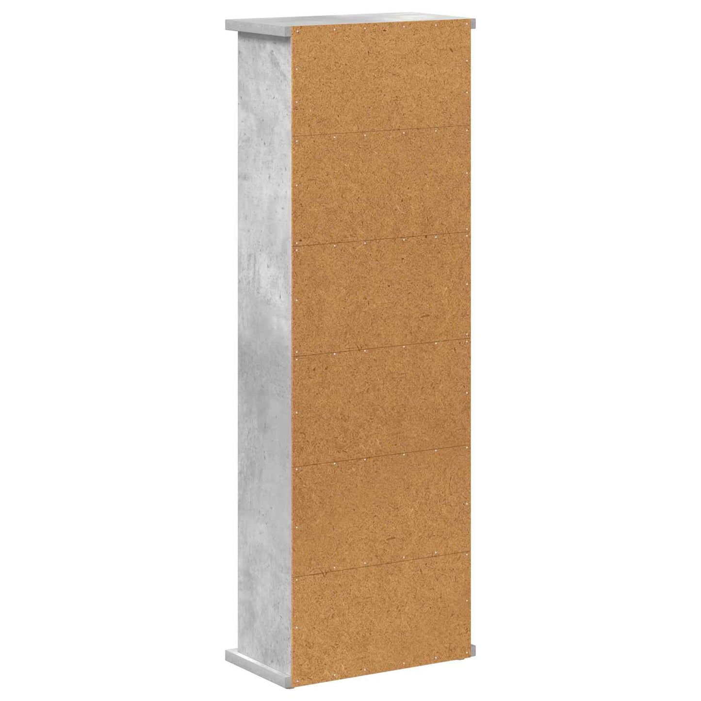 CD szekrény Betonszürke 60 x 17 x 92 cm Szerelt Fa