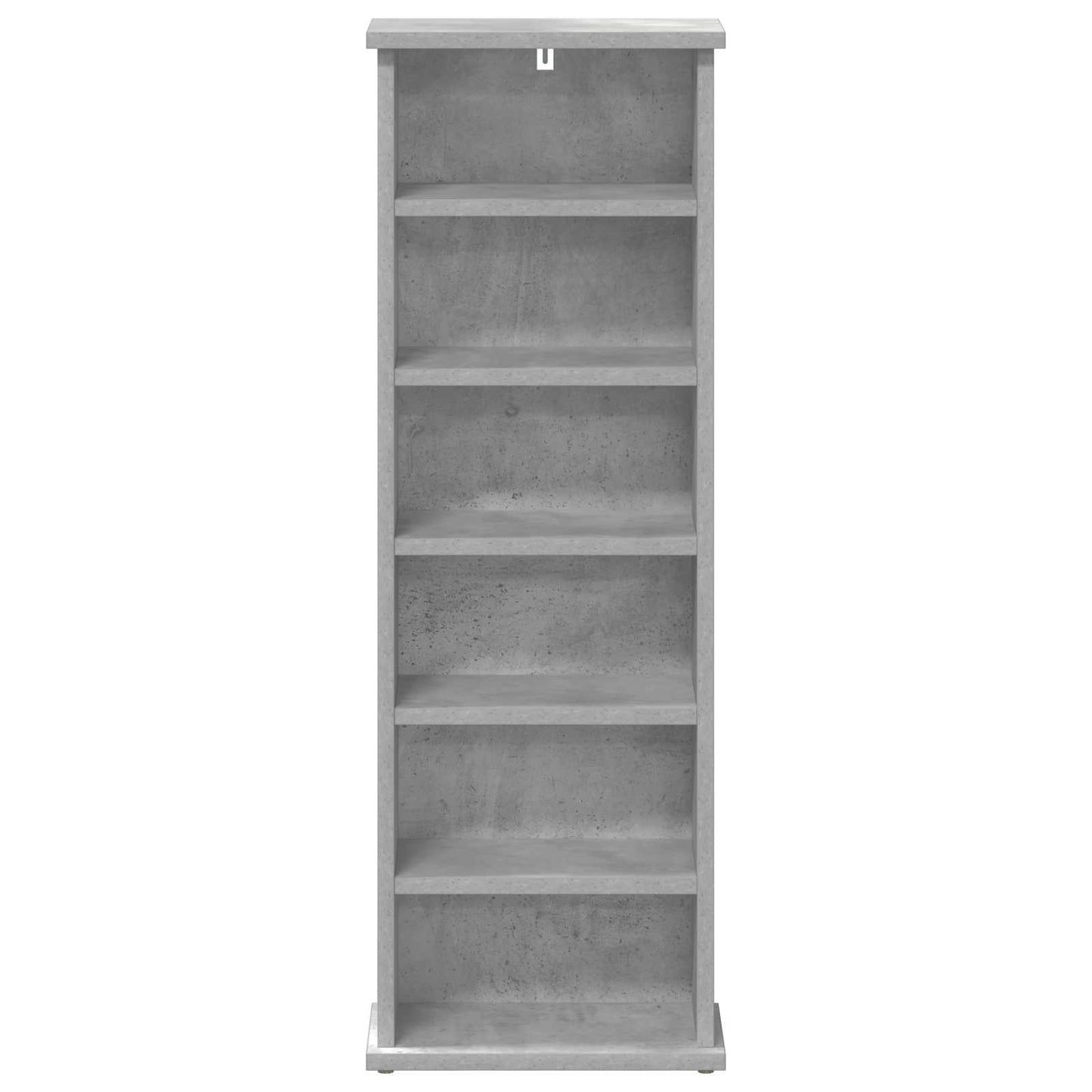 CD szekrény Betonszürke 60 x 17 x 92 cm Szerelt Fa
