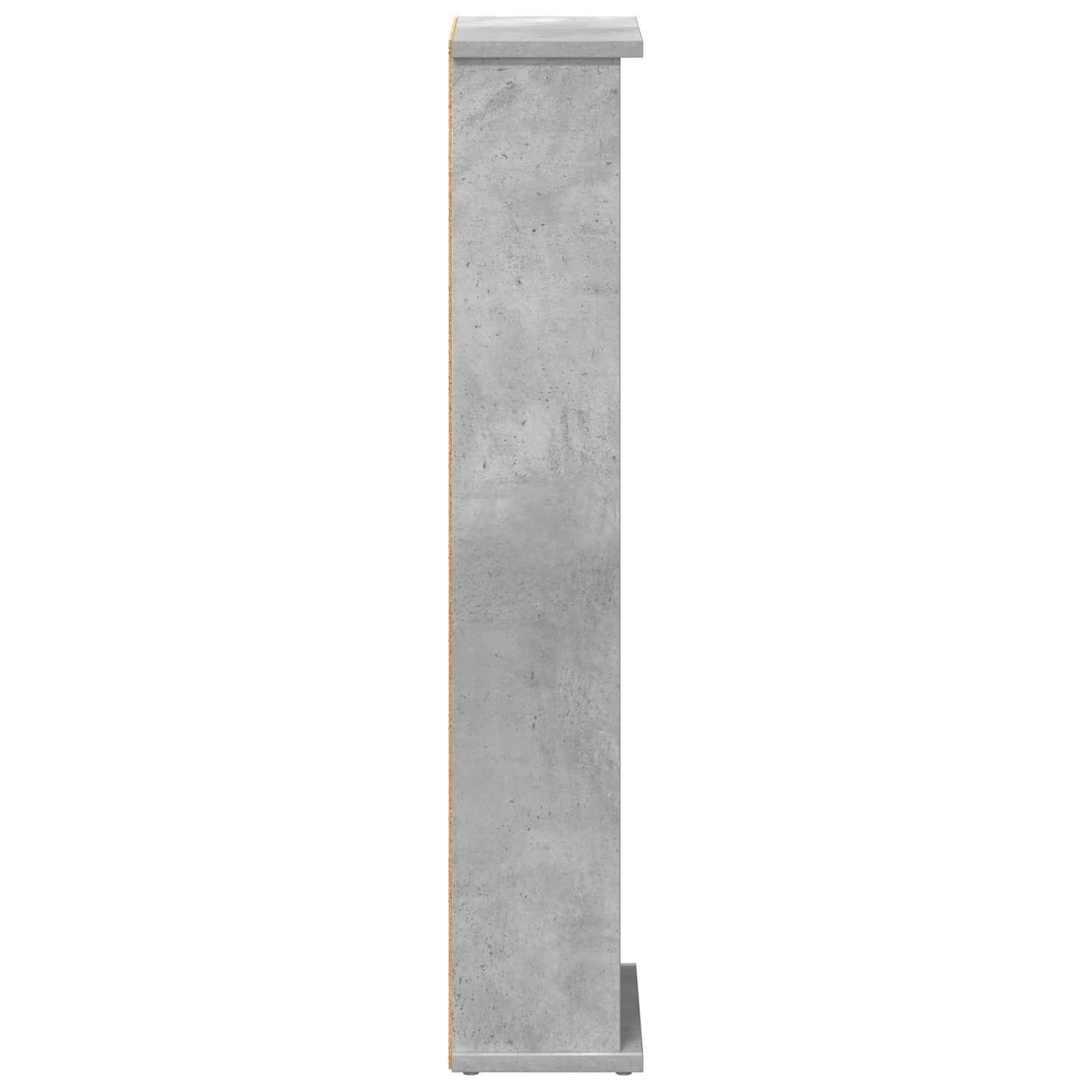 CD szekrény Betonszürke 60 x 17 x 92 cm Szerelt Fa