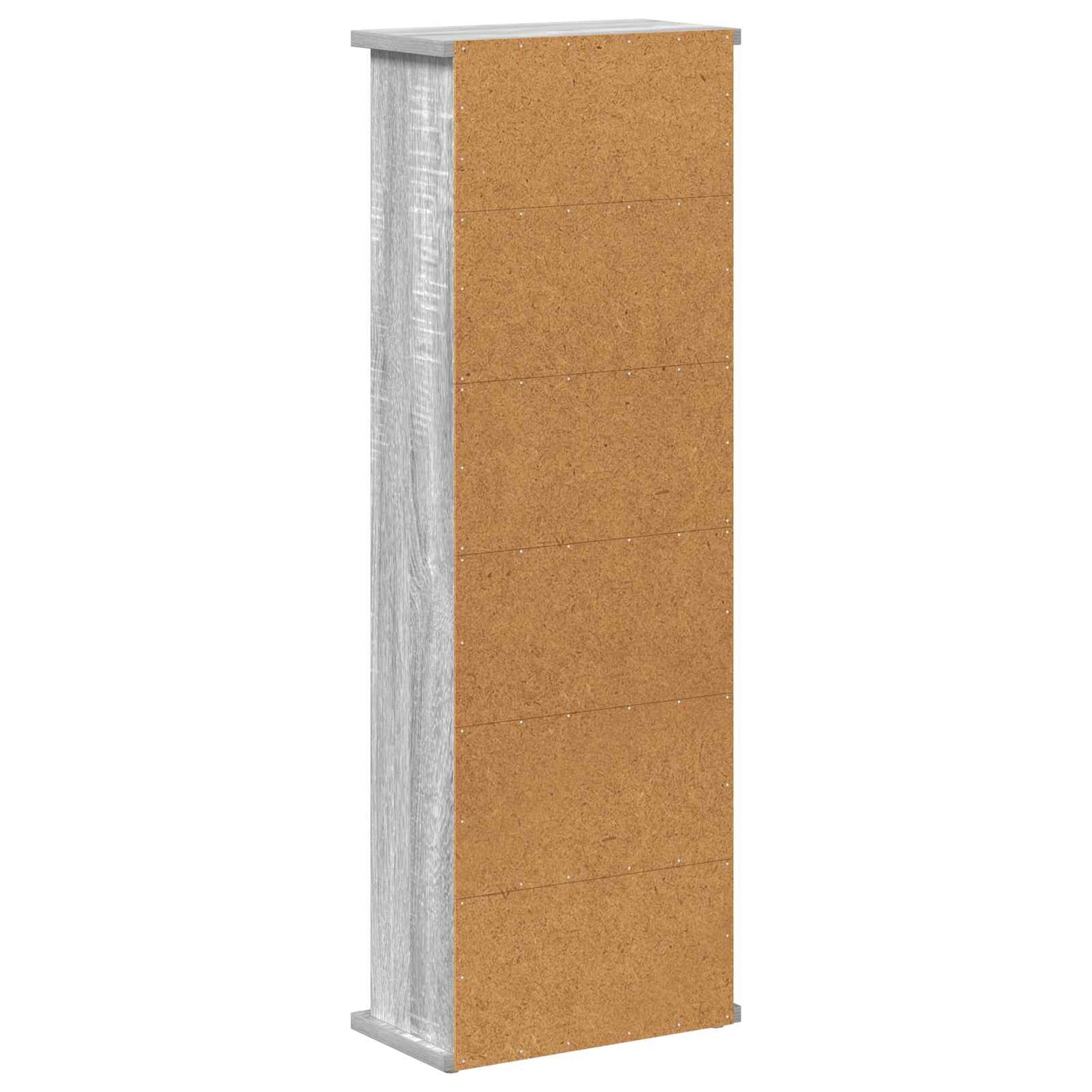 CD szekrény Szürke Sonoma 60 x 17 x 92 cm Szerelt Fa