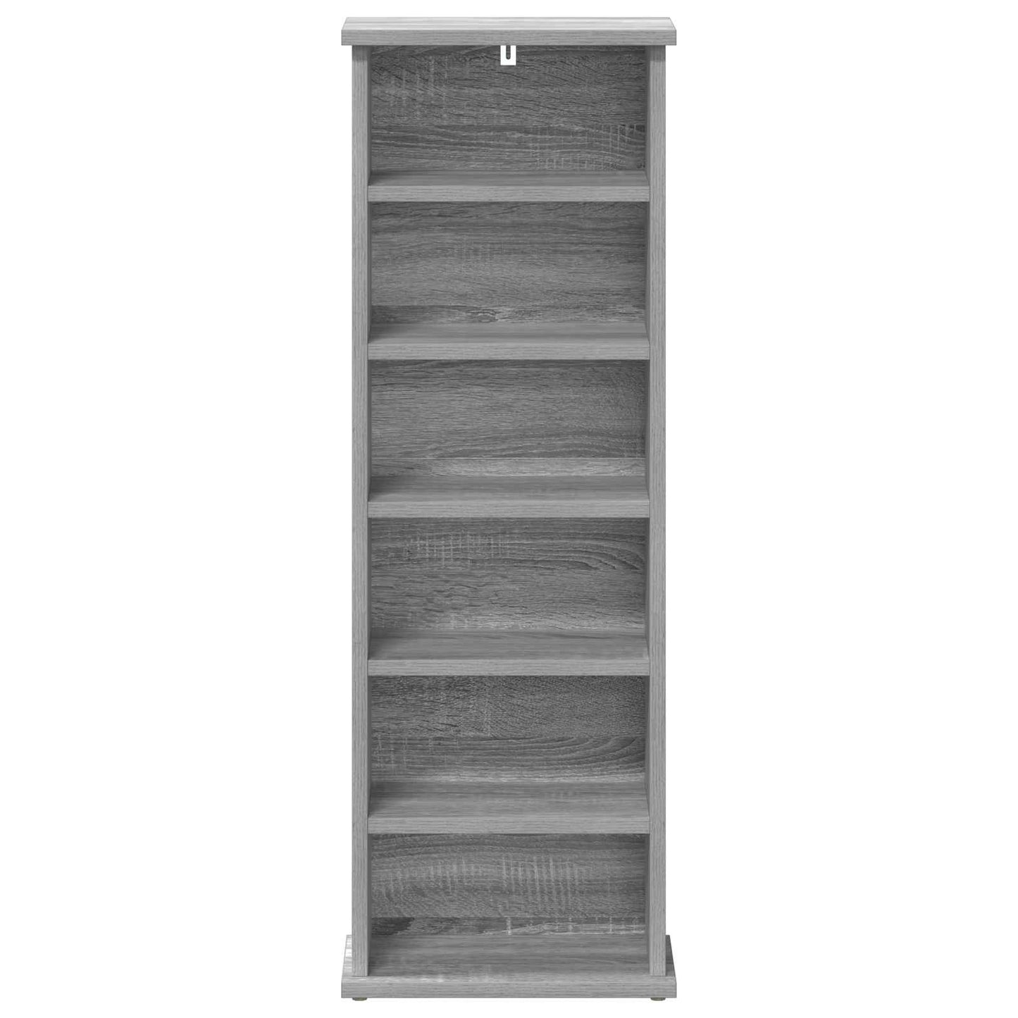 CD szekrény Szürke Sonoma 60 x 17 x 92 cm Szerelt Fa
