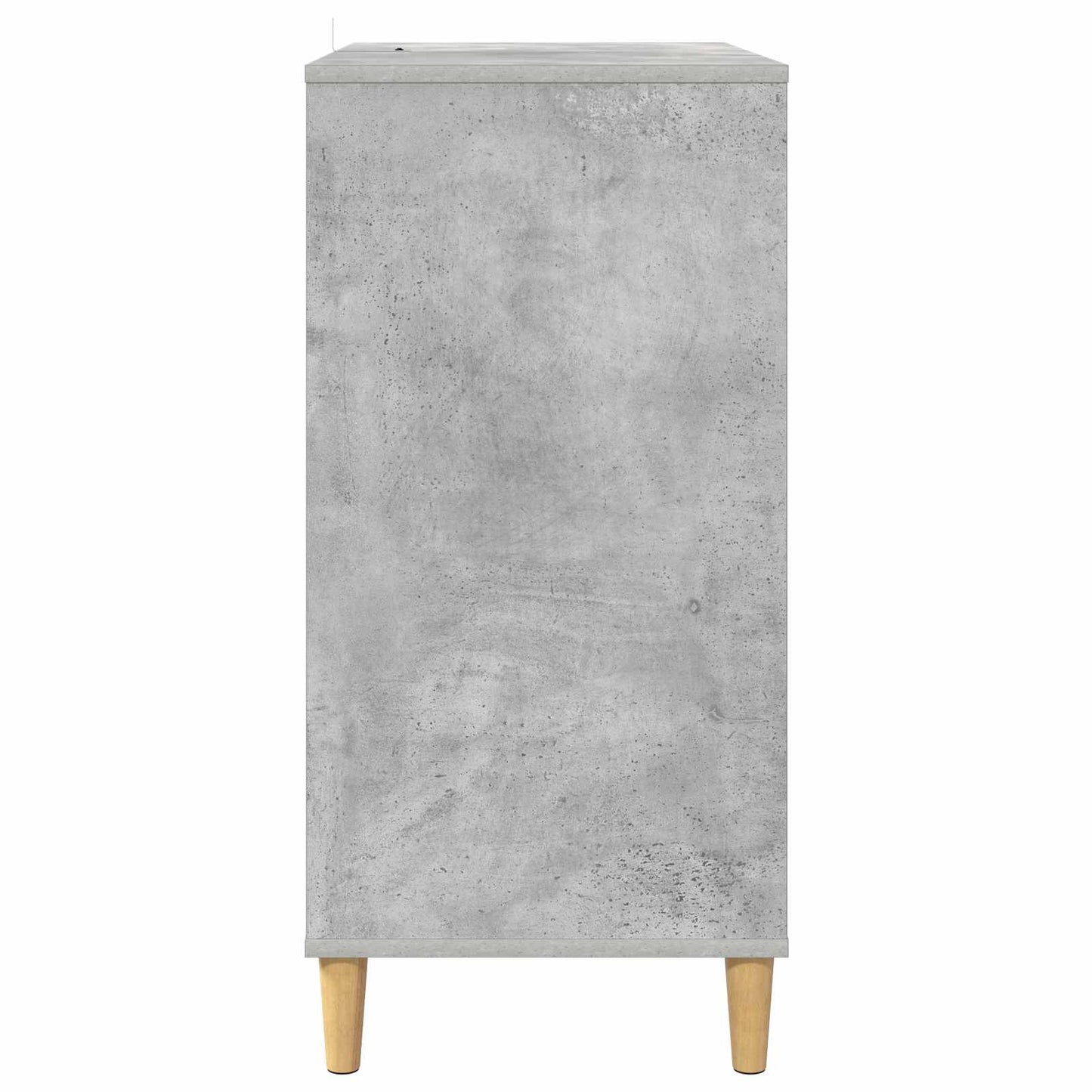 Lemezjátszó állvány Betonszürke 71 x 39,5 x 83 cm Szerelt Fa