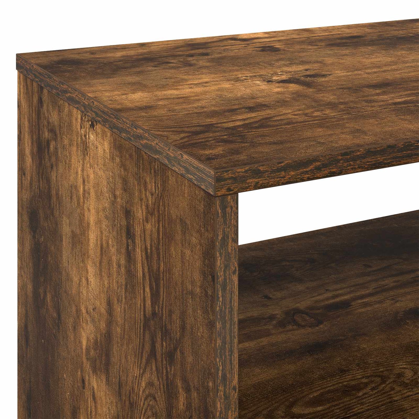 Lemezjátszó állvány Füstös Tölgy 71 x 39,5 x 83 cm Szerelt Fa